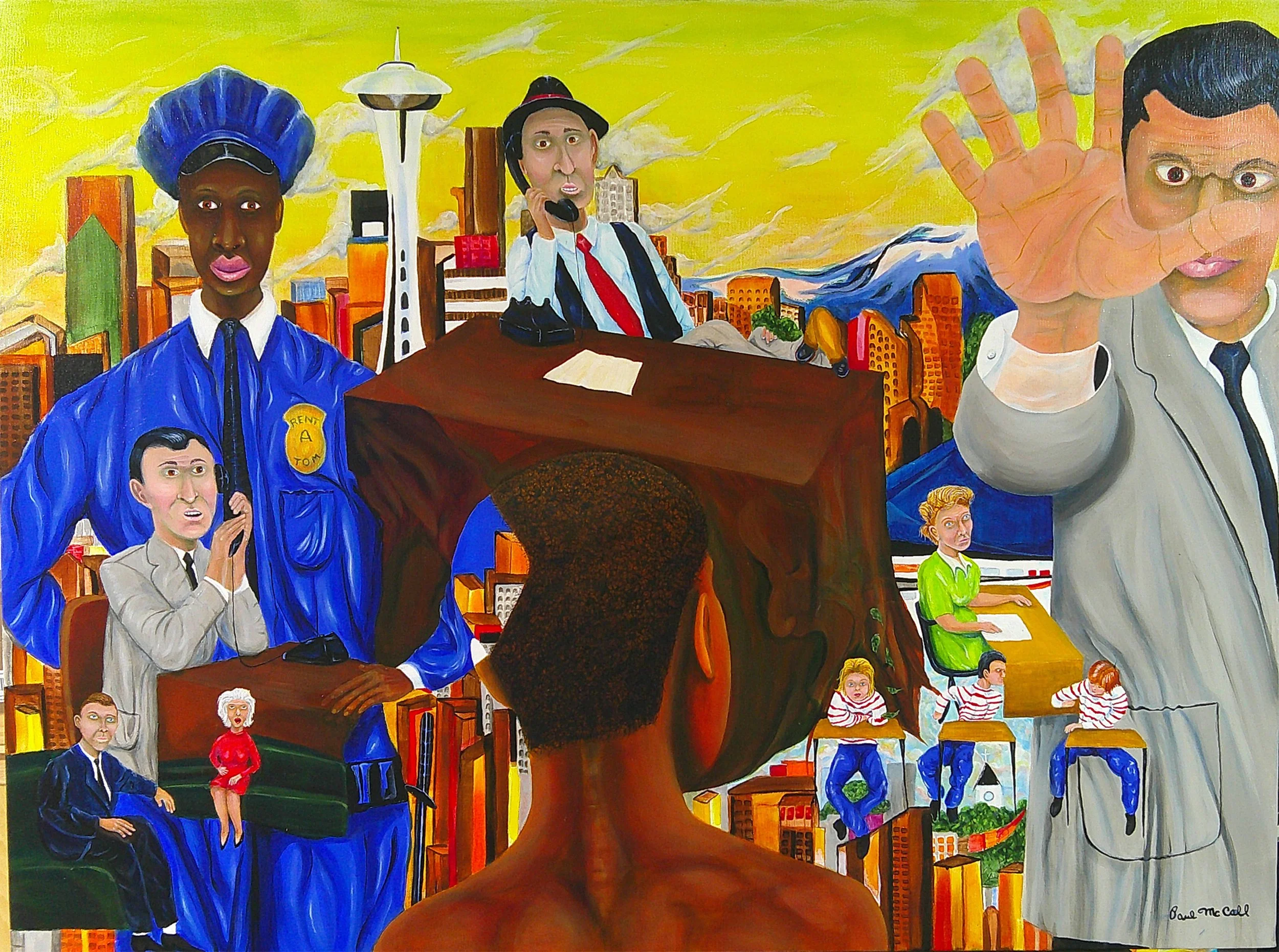 Acrylic on canvas 30x40in.