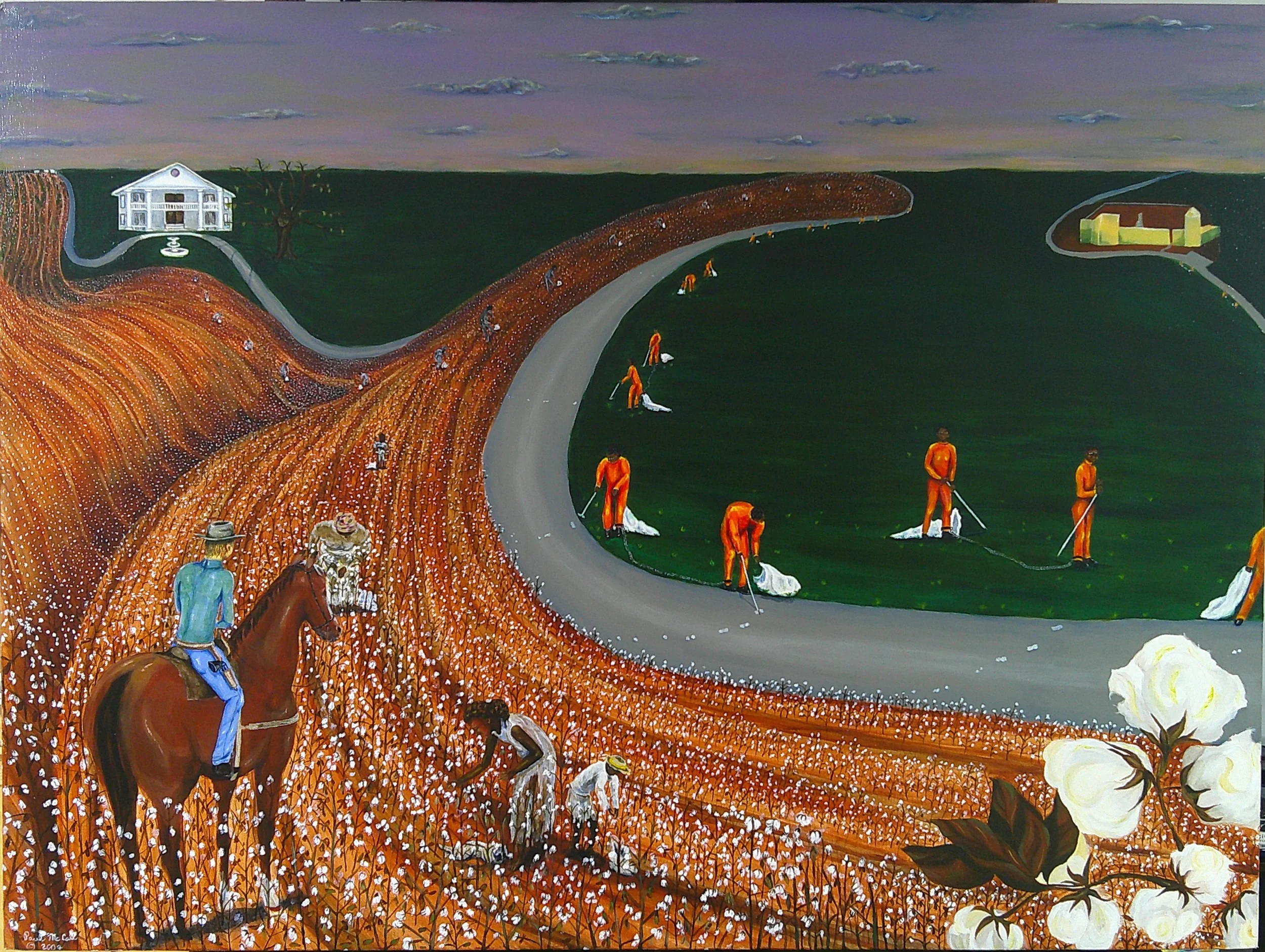 From one plantation to another... From the big house to the jailhouse.