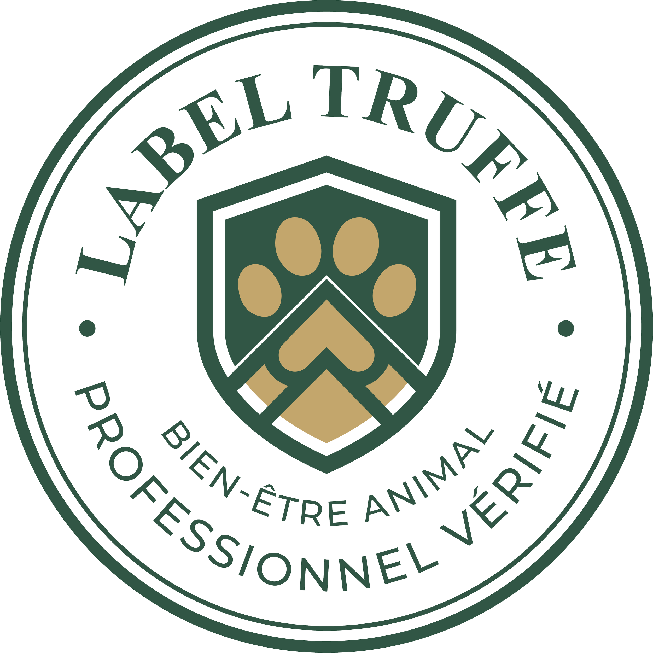 Logo Label Truffe pour les professionnels animaliers certifiés
