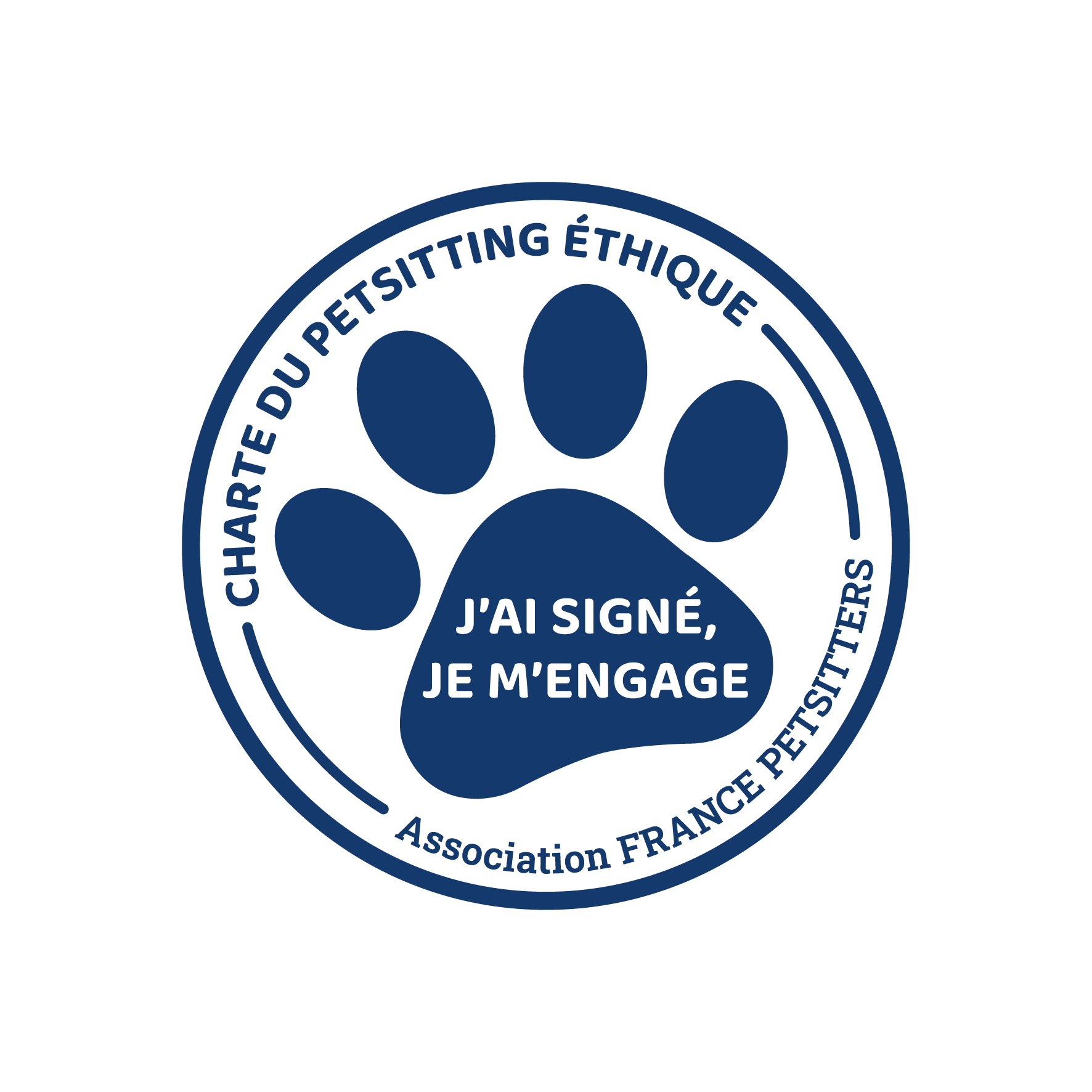 Badge Petsitting Ethique France Petsitters