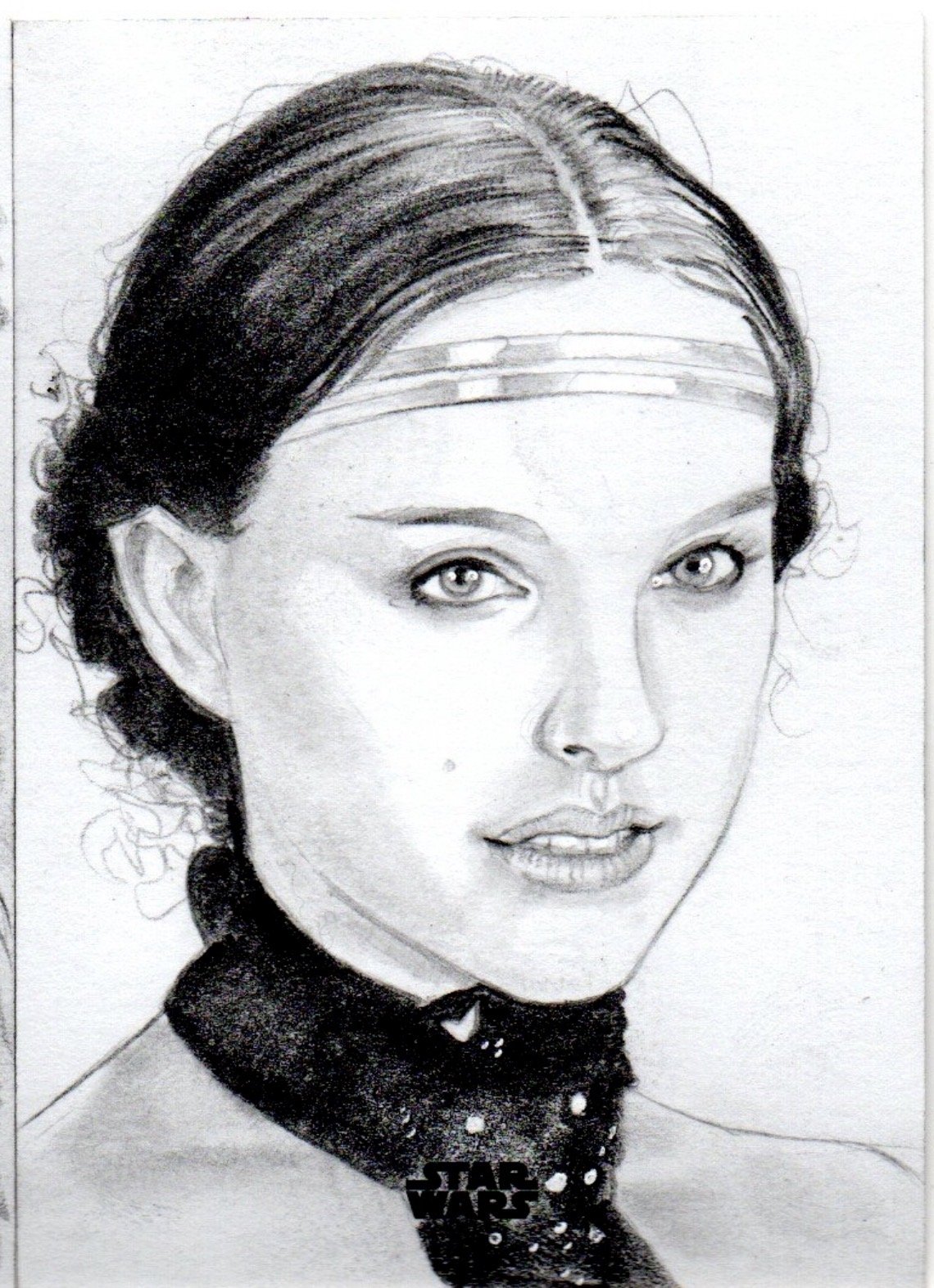 Personal Sketch Card Black and White Pencil