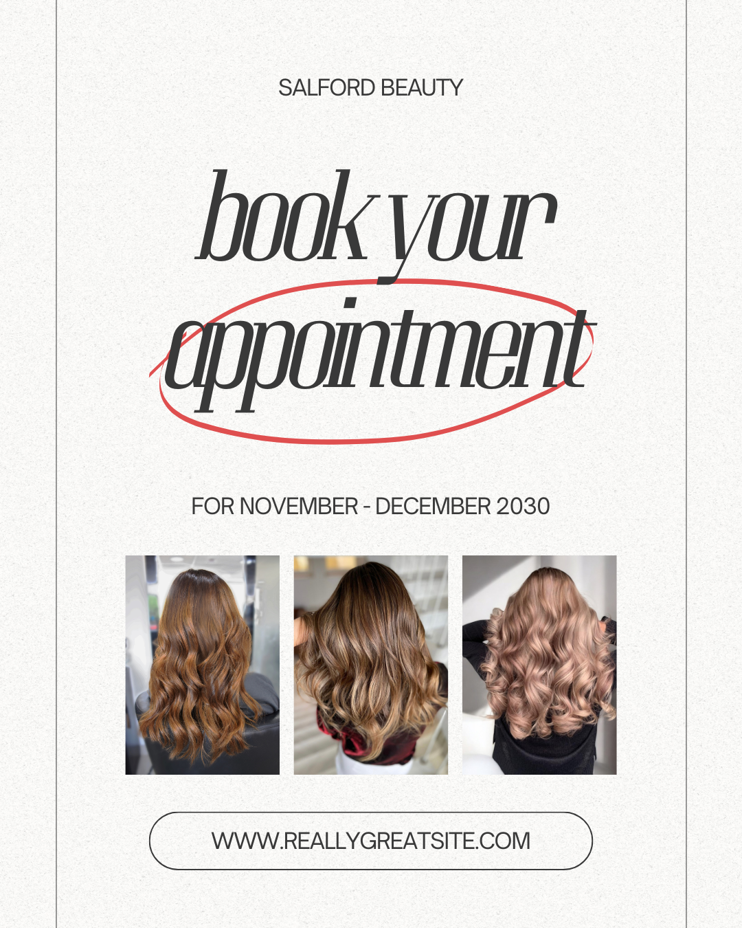 Beige Minimal Hair Salon Booking Services Instagram Post.png