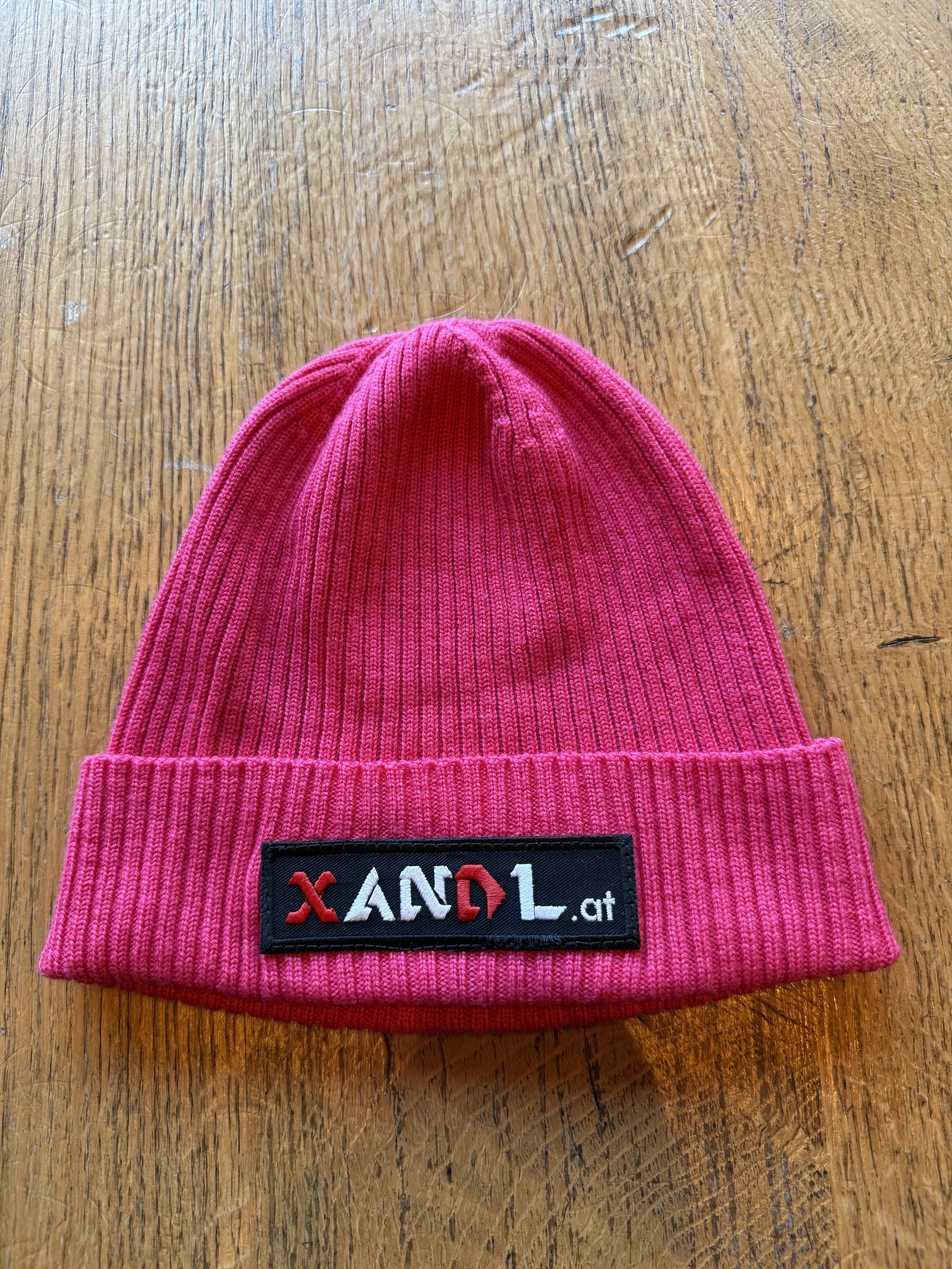 Merino XANDL Mütze pink