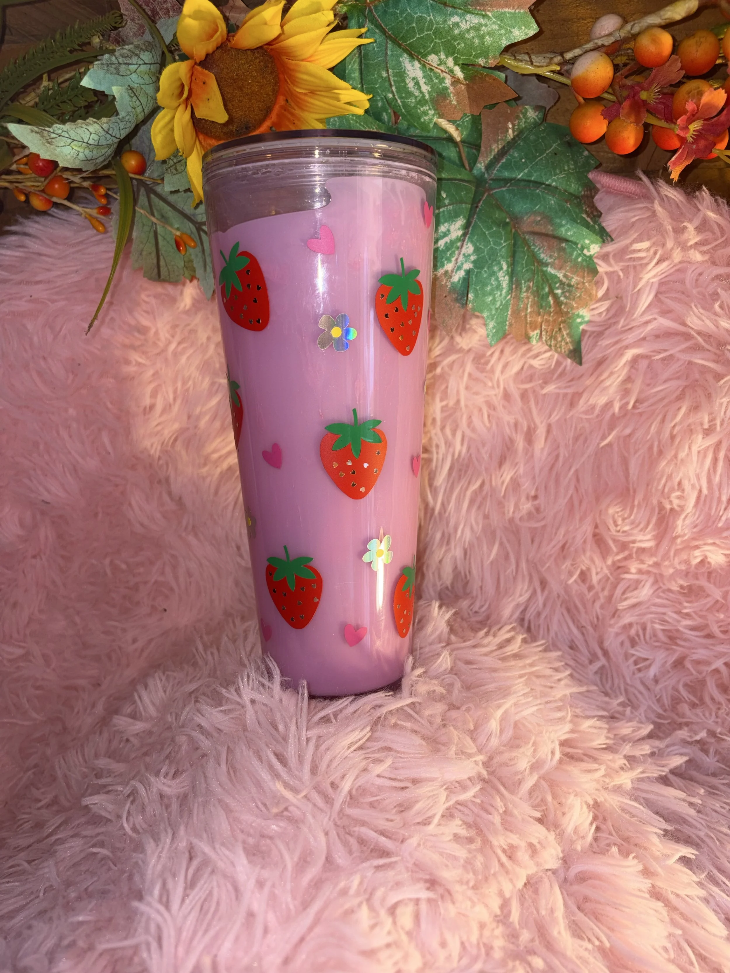 Strawberry Milkshake Tumbler 24 oz! 🍓