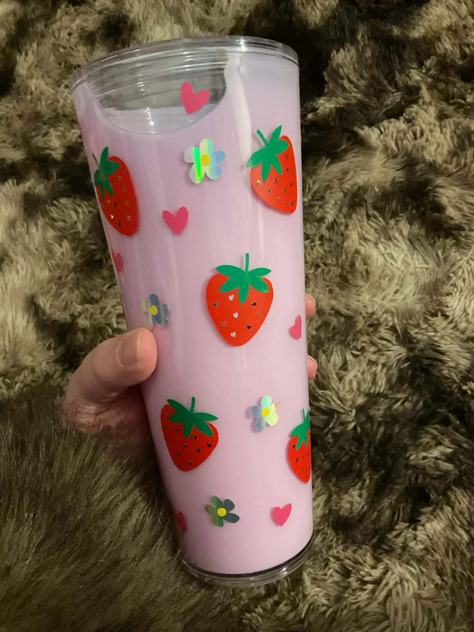 Strawberry Milkshake Tumbler 24 oz! 🍓