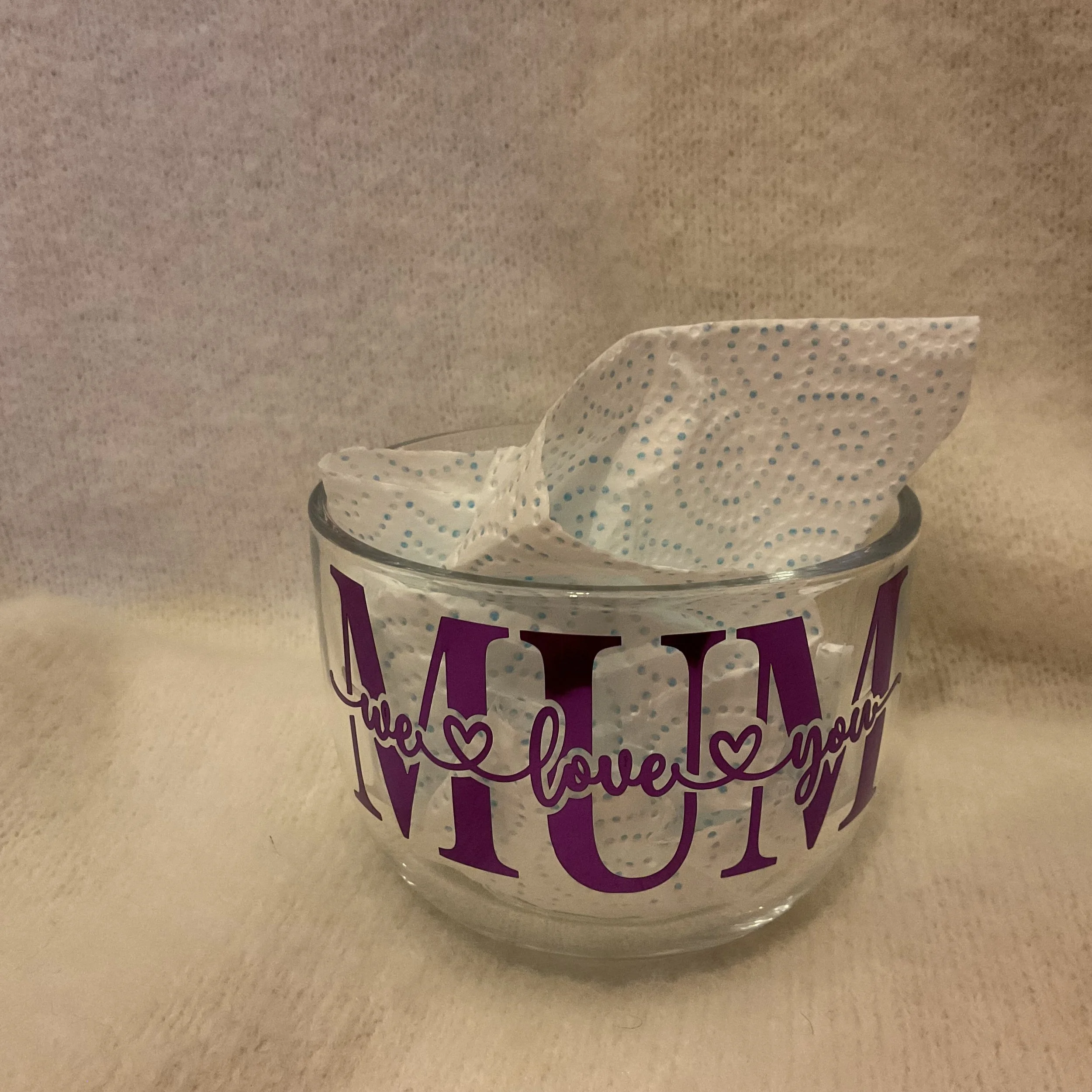 ‘MUM we love you’