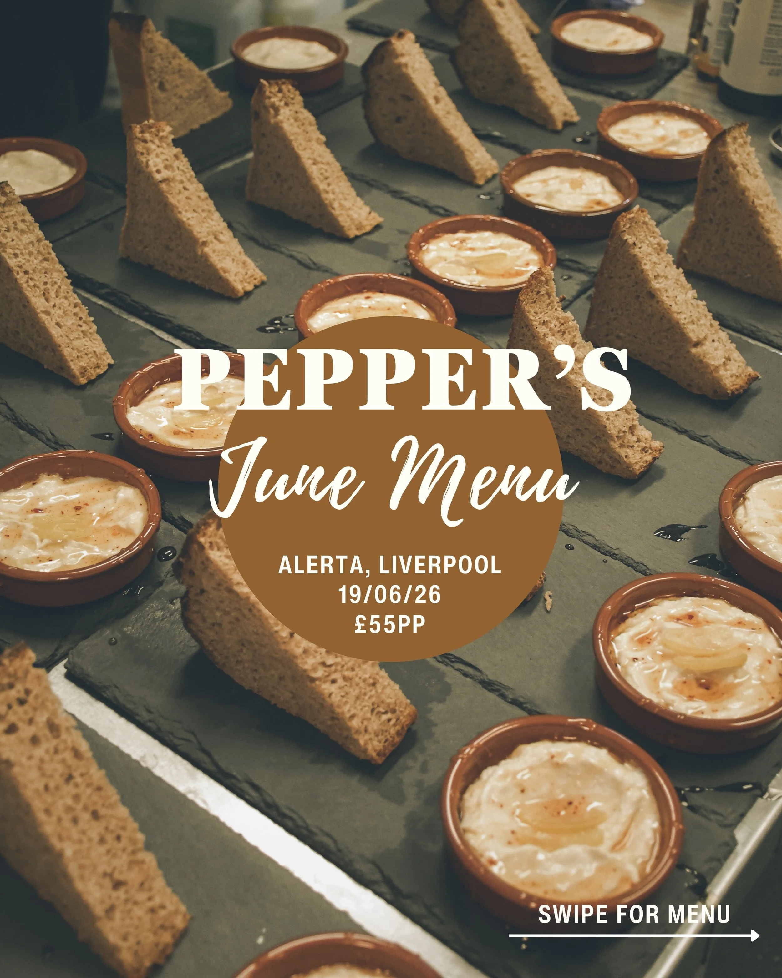 We&rsquo;re going to be returning to our wonderful friends at @alertacoffee on 19/06 for our June menu. Think early summer abundance, fresh flavours and refreshing beverages. 

Tickets available via our website at the link in our bio. 

📸 @capturedb