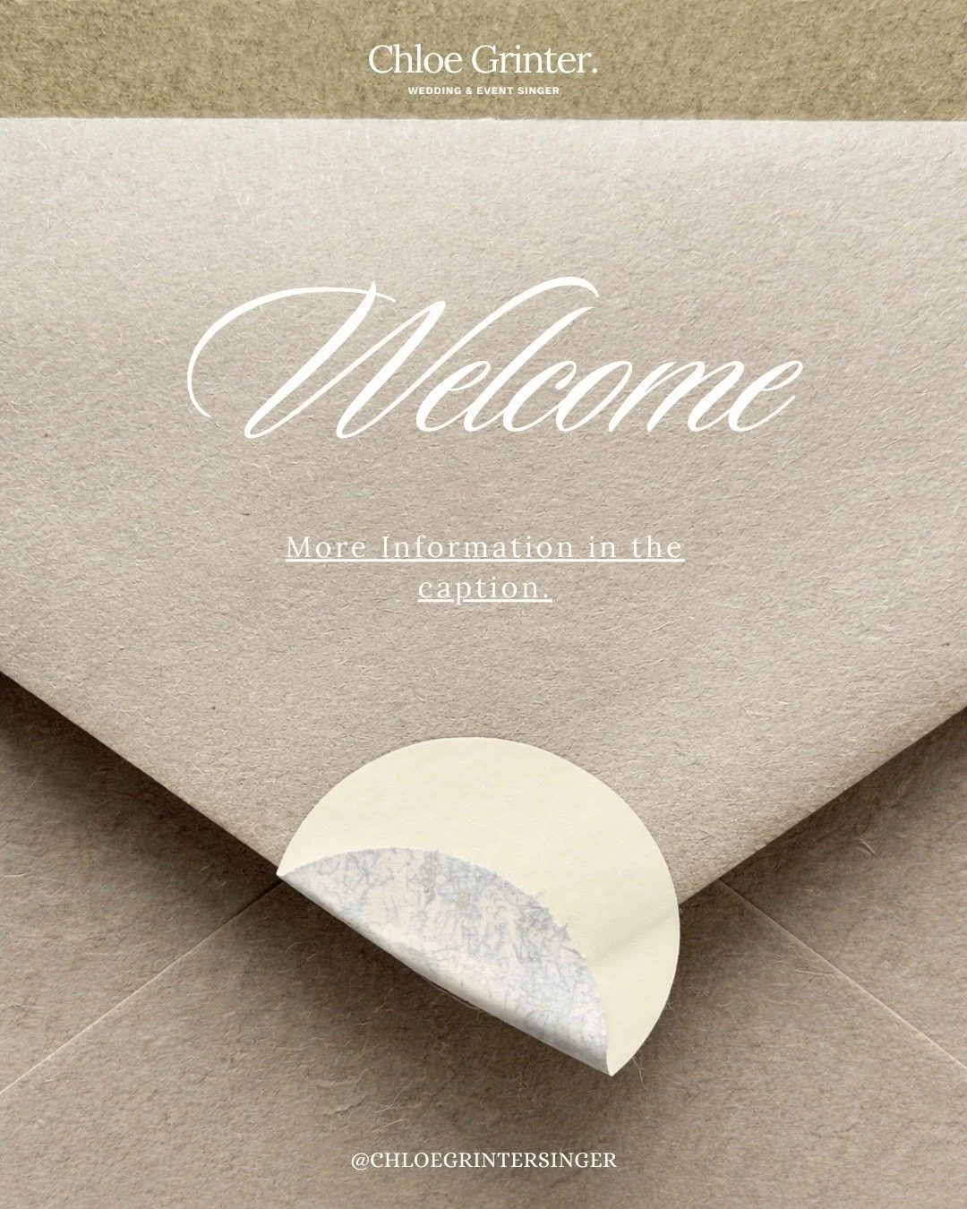 Welcome 🤍

If you&rsquo;re new here, hello and thank you for finding my page. I&rsquo;m a wedding and event singer based in East Sussex, performing across East Sussex and the South East for weddings, private events, and special occasions.

This page