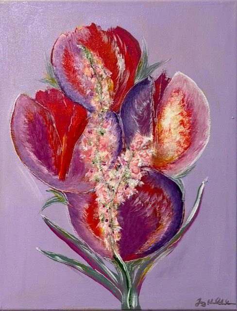83F- Purple Tulips