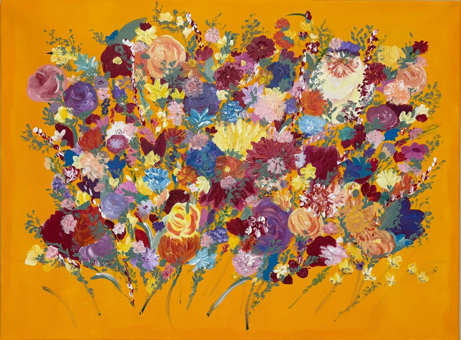 20F- Orange-Yellow Bouquet