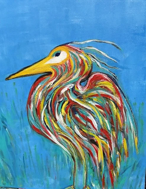 A Striped Bird- 12A