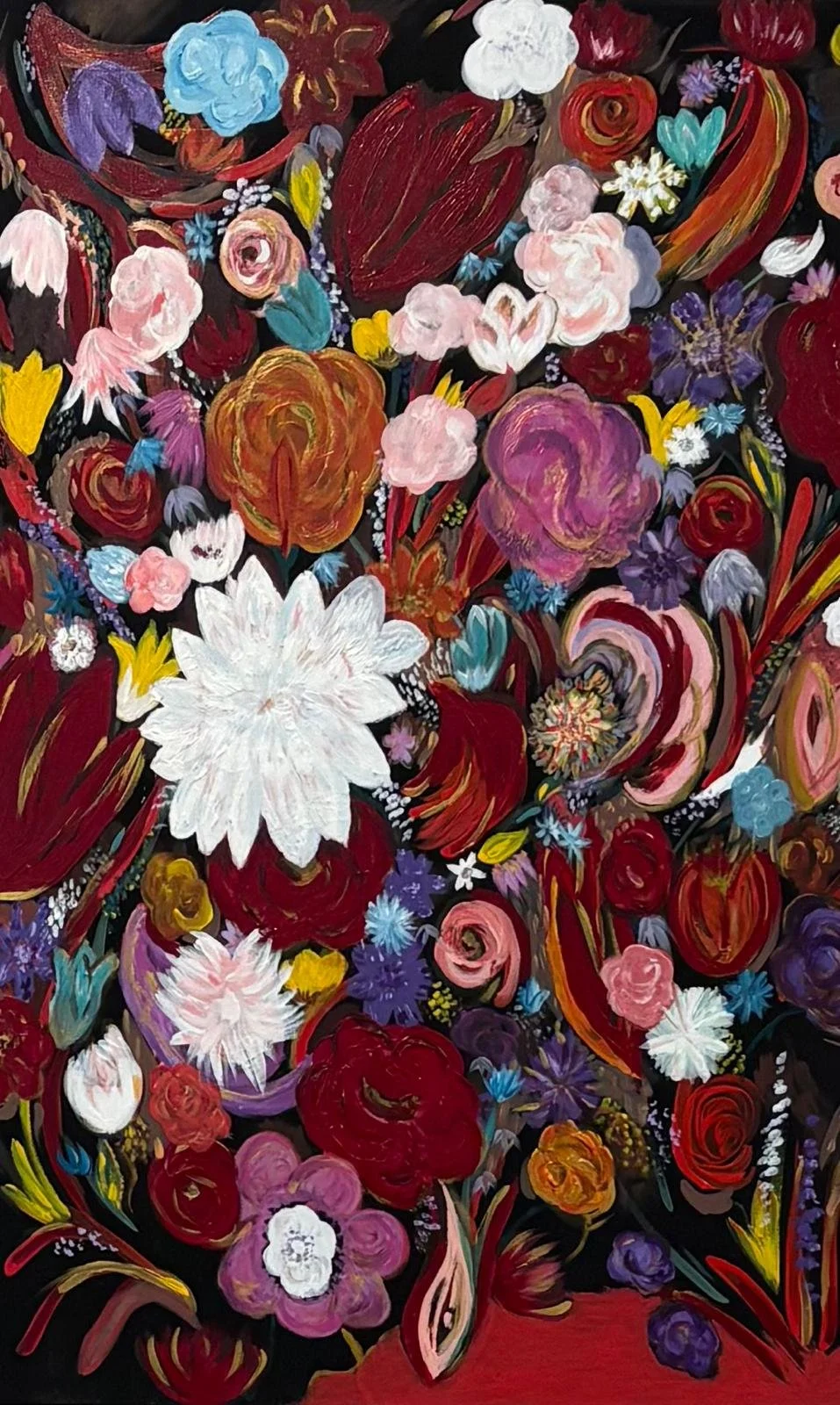 17F- Large Multi-Red