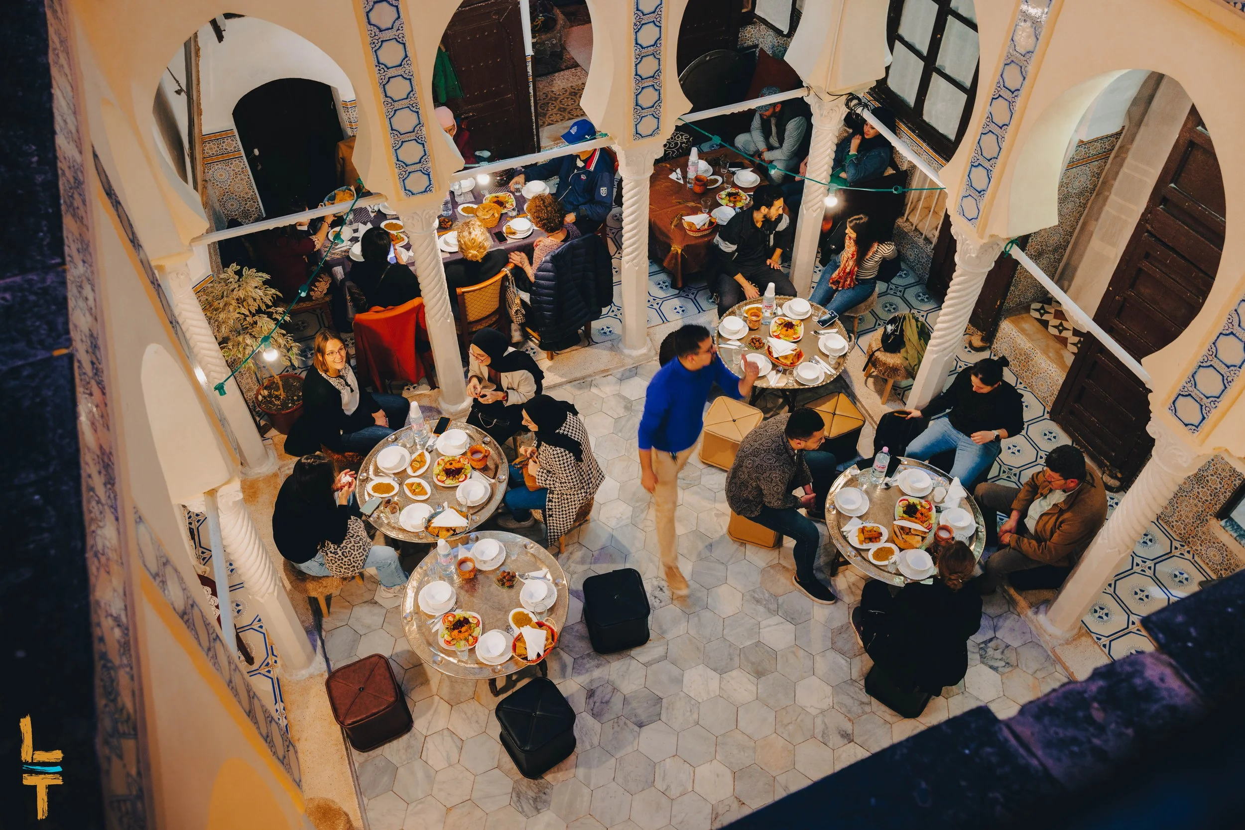 Restaurant at la Casbah of Algiers