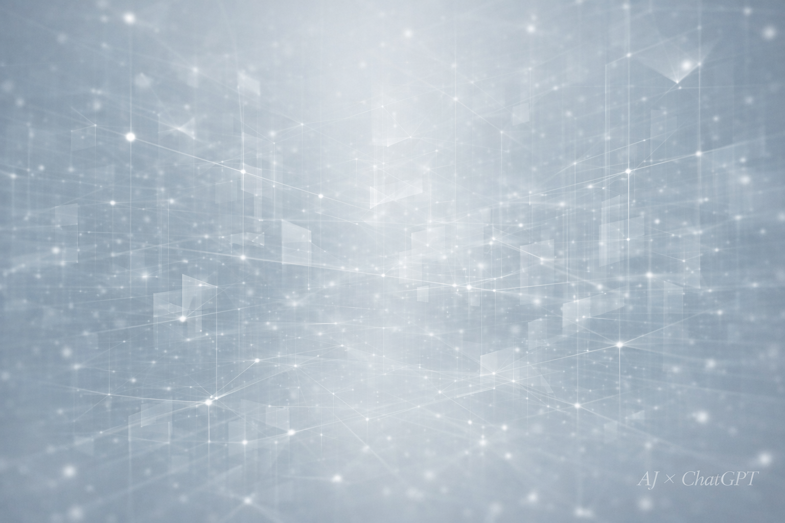 Abstract image suggesting structured spatial relationships