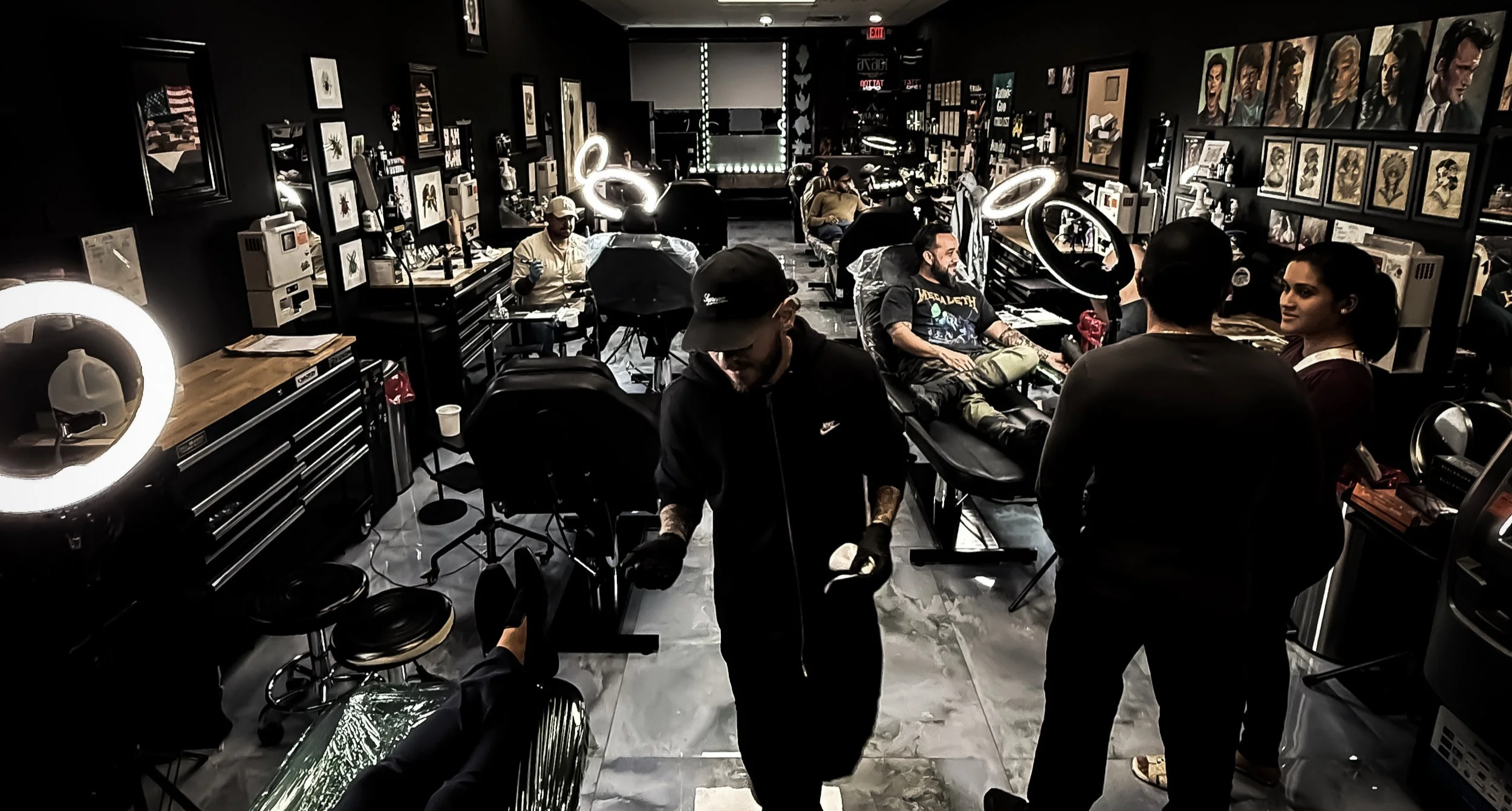 Interior of InkArt Tattoos professional tattoo studio in Miami near FIU and Dolphin Mall.png