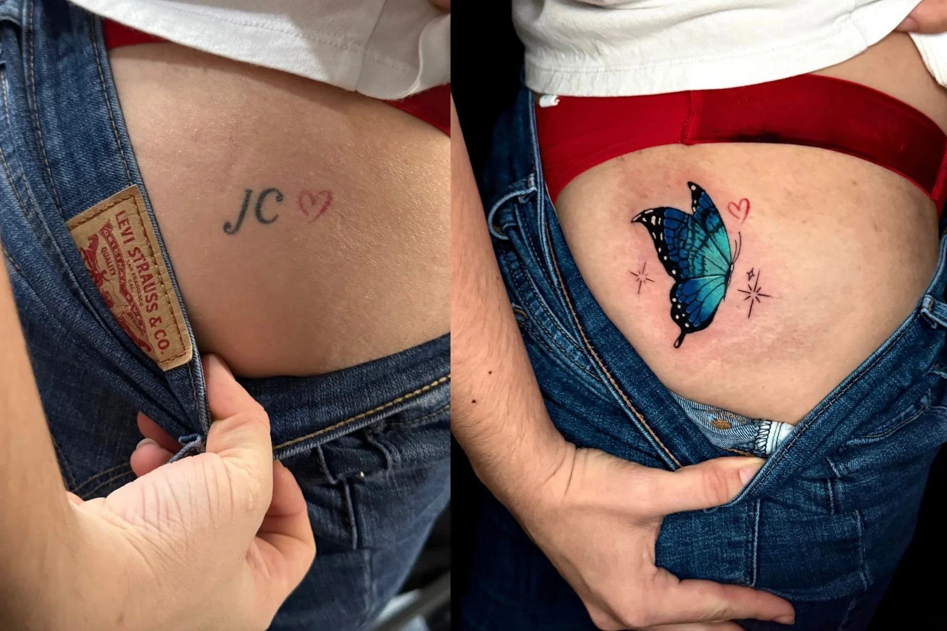 Butterfly tattoo cover up transformation by InkArt Tattoos Miami.JPG