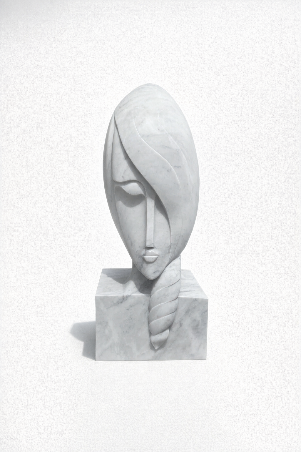 DIANE - Marbre de Carrare (H 67 cm x L 28 cm x P 24.5 cm)