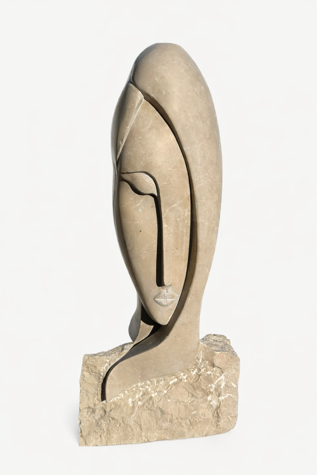 DANAE - Pierre calcaire (H 64 cm x L 28 cm x P 19 cm)