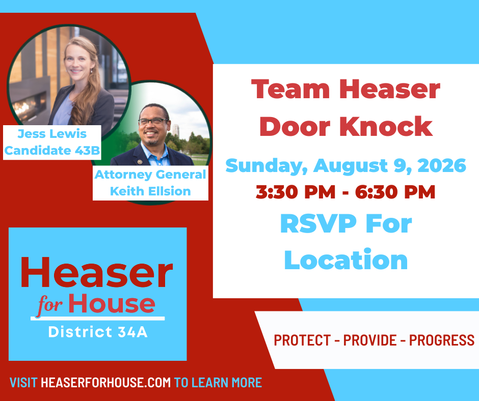 Door Knock with Attorney General Keith Ellison &amp; Jess Lewis