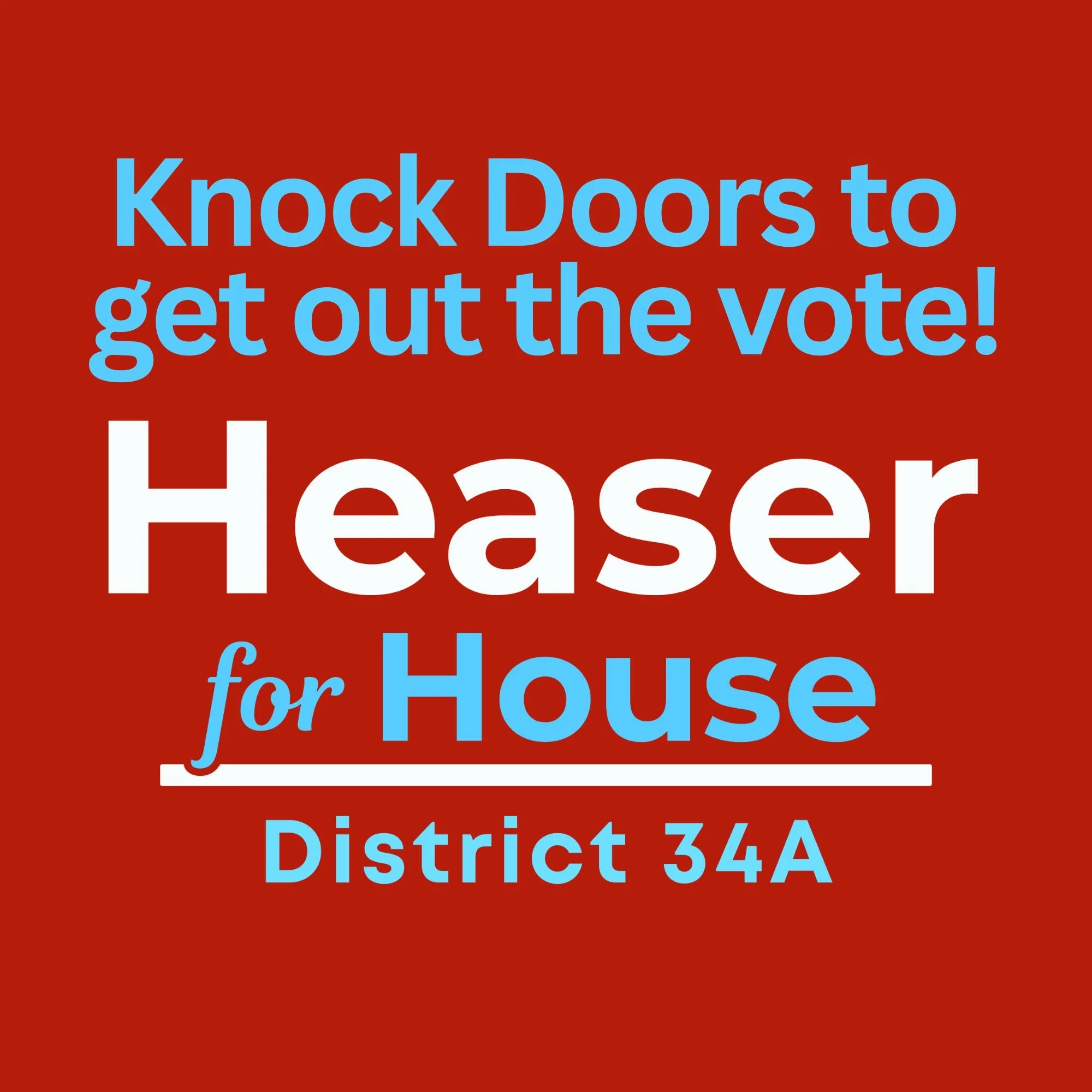 Get Out the Vote Door Knock