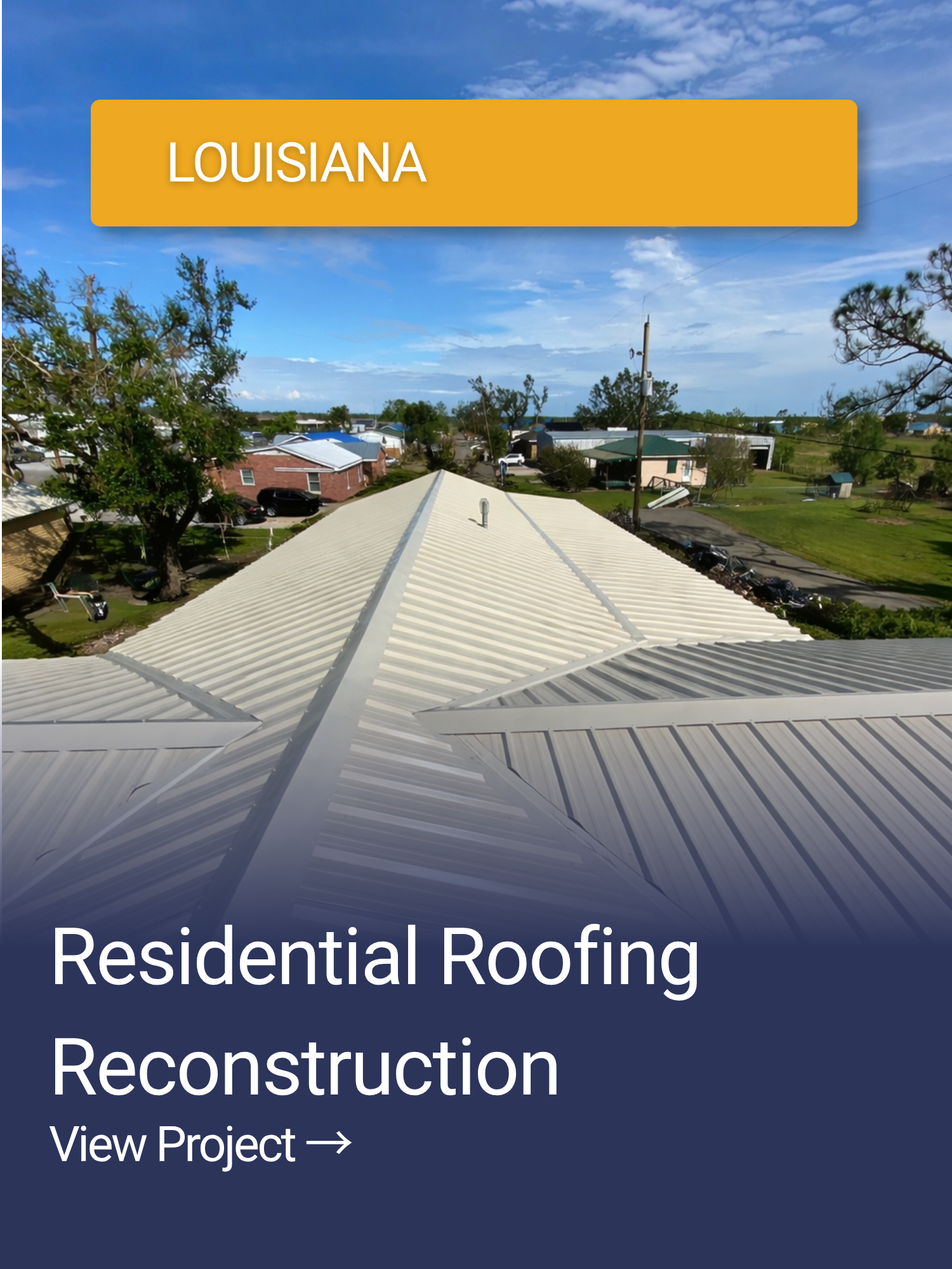 Post-Hurricane Restoration Louisiana