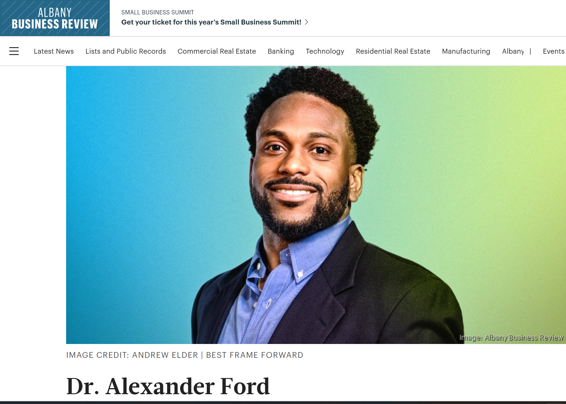 2026 40 Under 40 Honoree