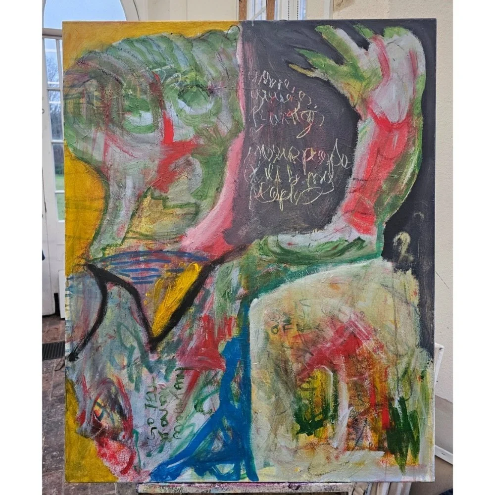 Untitled, 2025. Acrylic on canvas. 100 x 80 cm