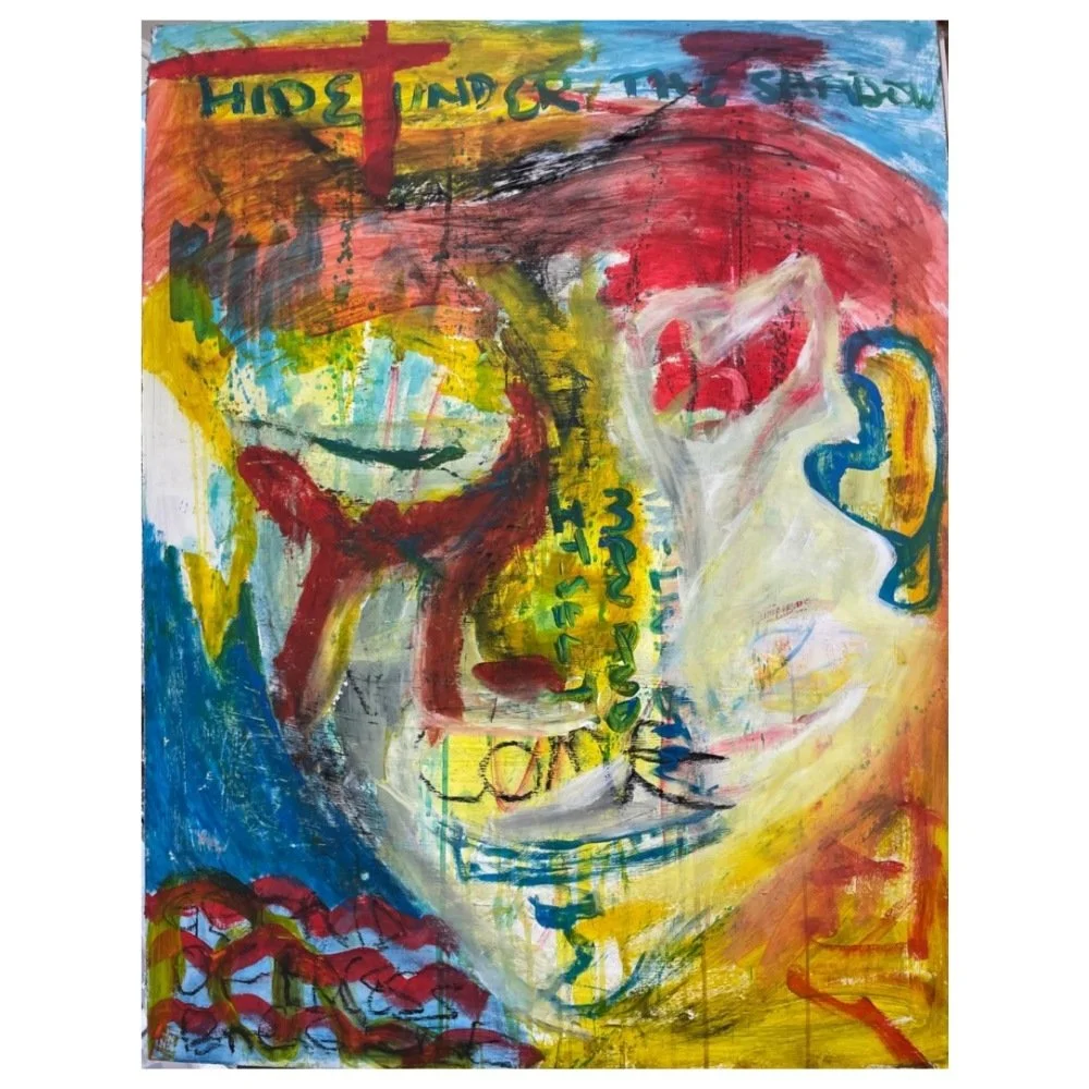 Untitled, 2026. Acrylic on board. 80 x 60 cm