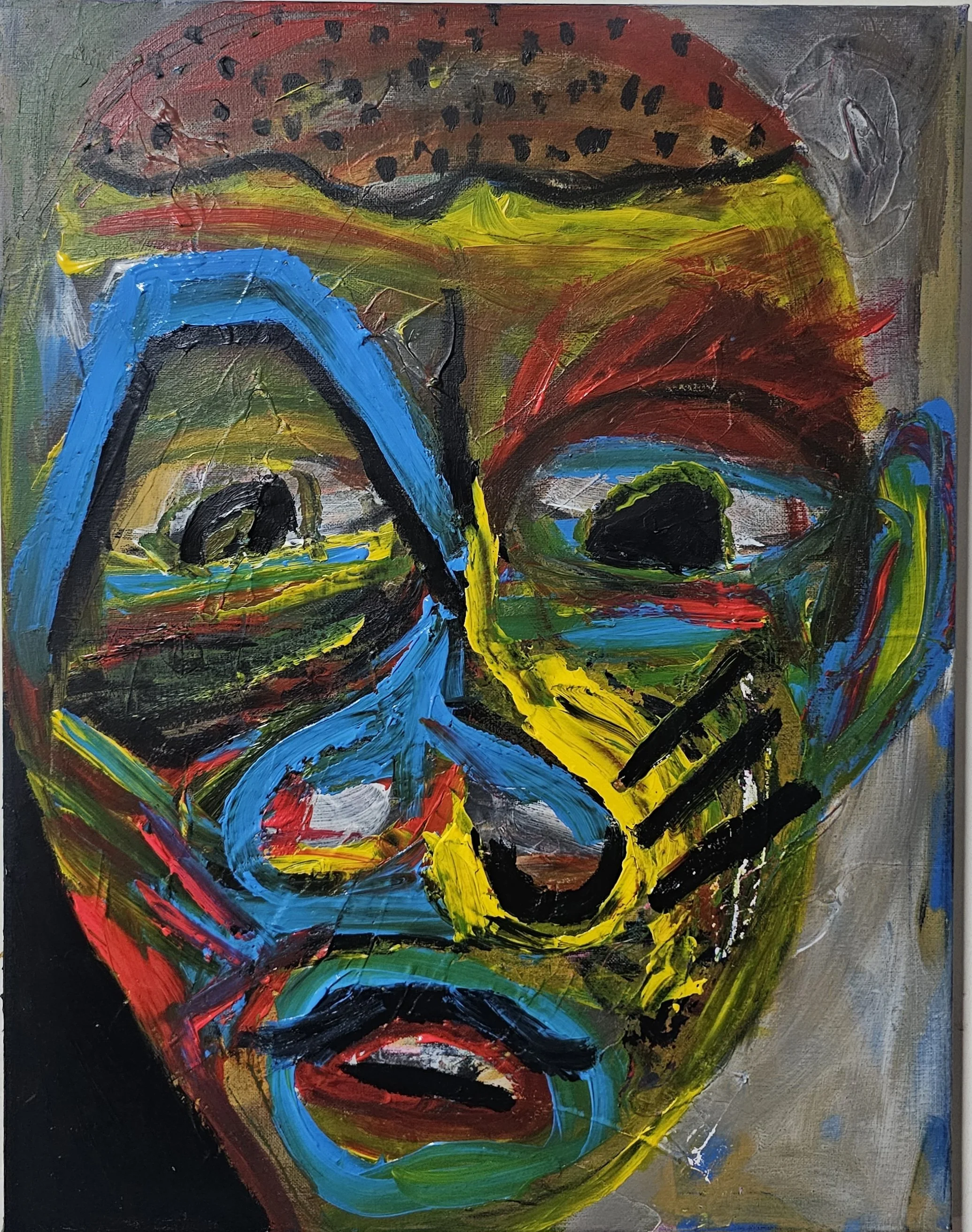 Untitled, 2025. Acrylic on canvas. 60 x 50 cm