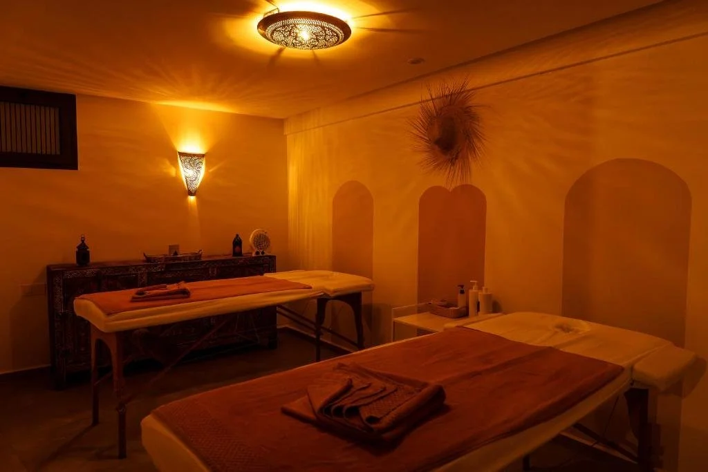 Massagebrikse i marokkansk Hammam