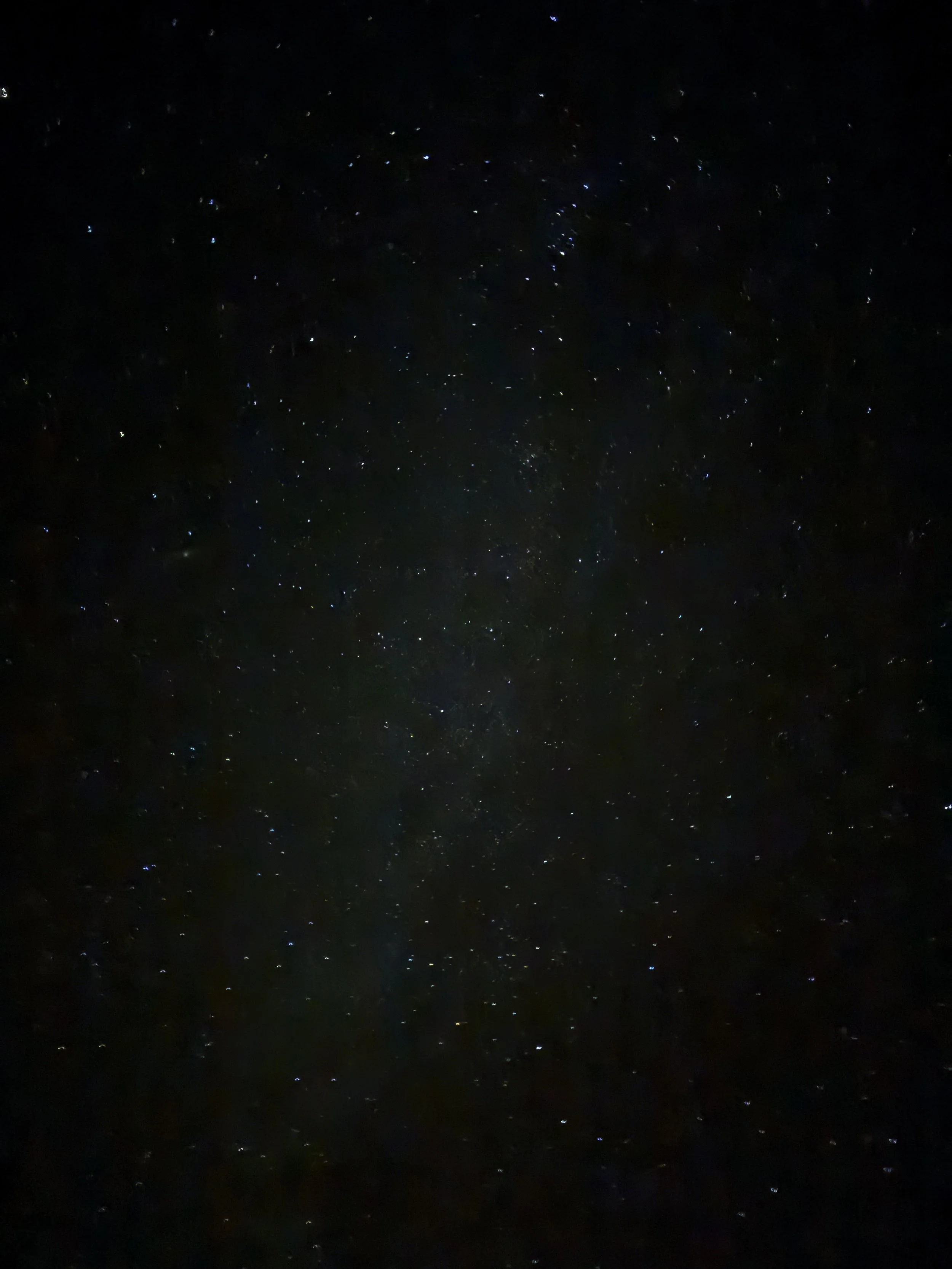 The star lit sky on a cold, cloudless night in Moran, Wyoming.