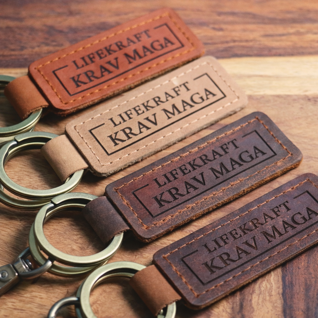 LIFEKRAFT KRAV MAGA Leather Key Chain