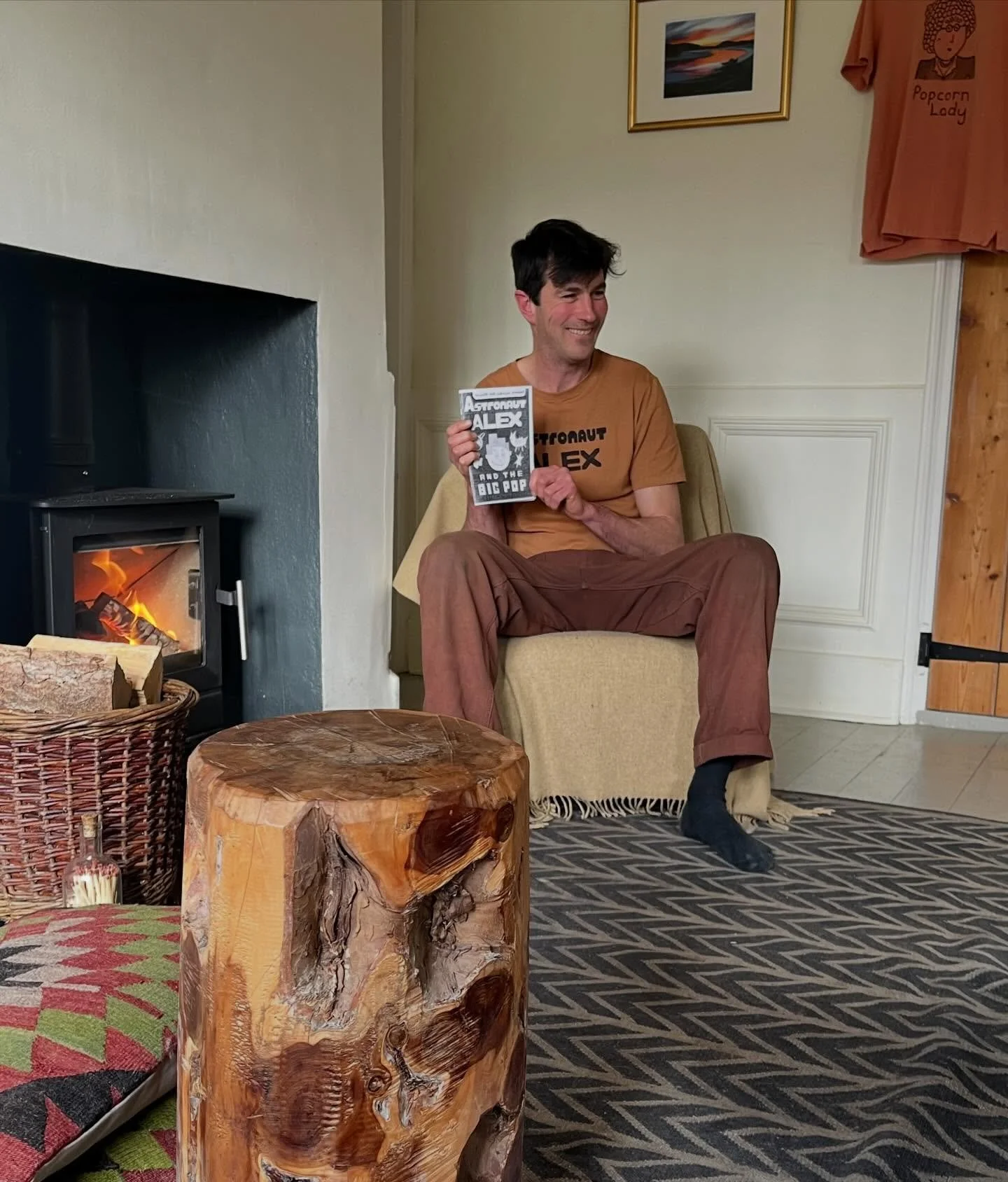 A cheeky behind the scenes shot of &lsquo;website photography&rsquo; for bewareoftheleopard.org #astronautalex