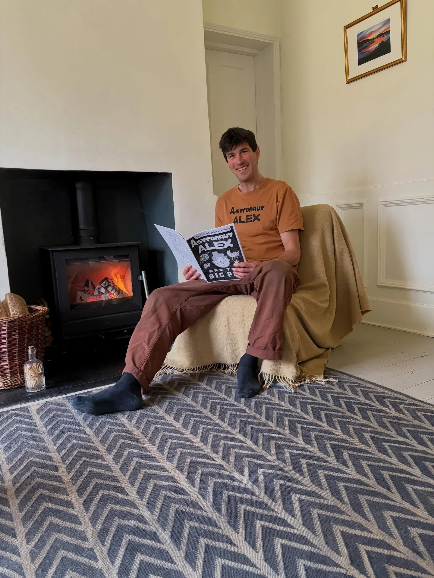 Who fancies a cheeky chapter of #astronautalex #areyousittingcomfortably