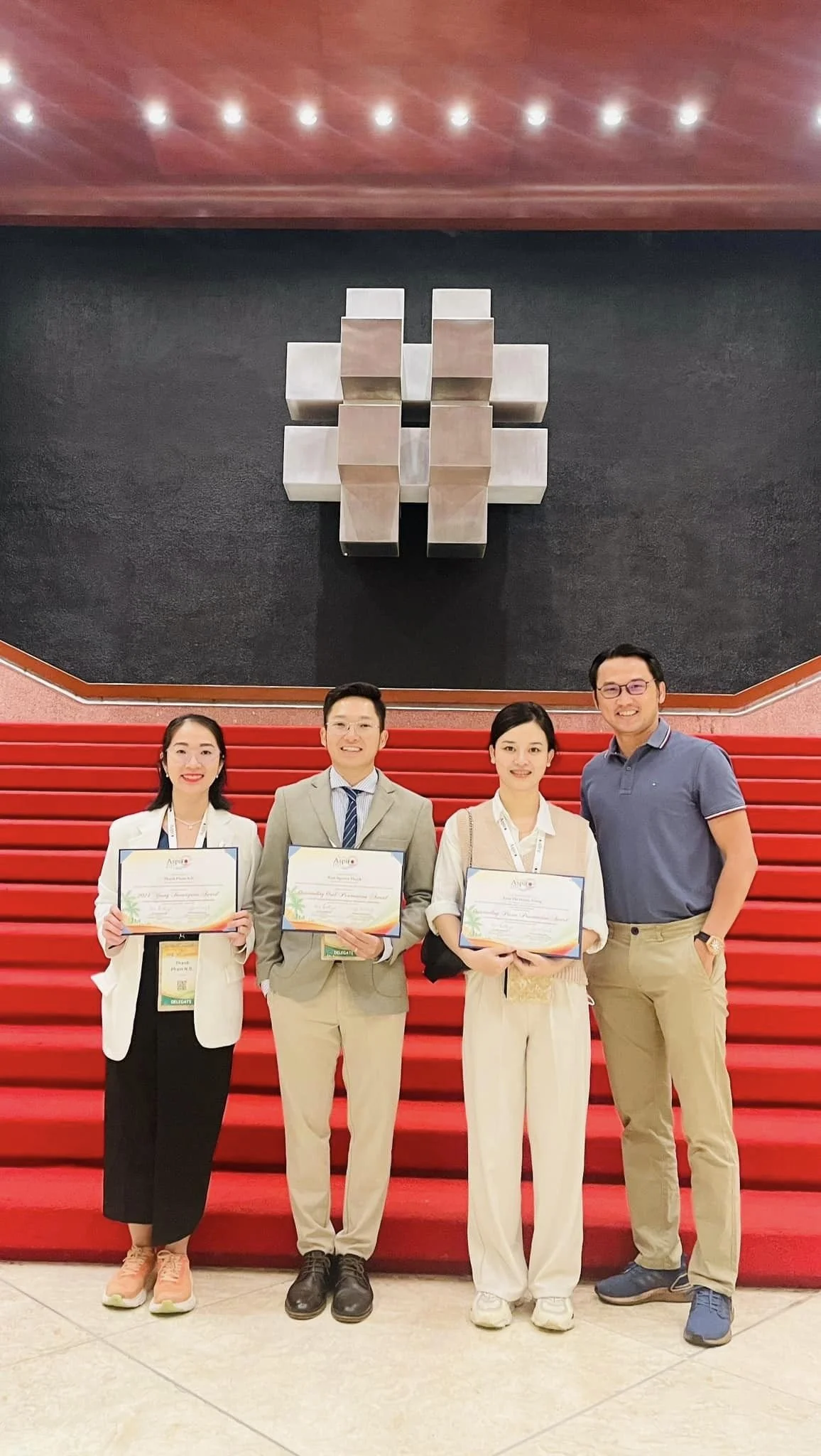 Hattrick of Awards for HOPE Research Center Researchers at ASPIRE 2024