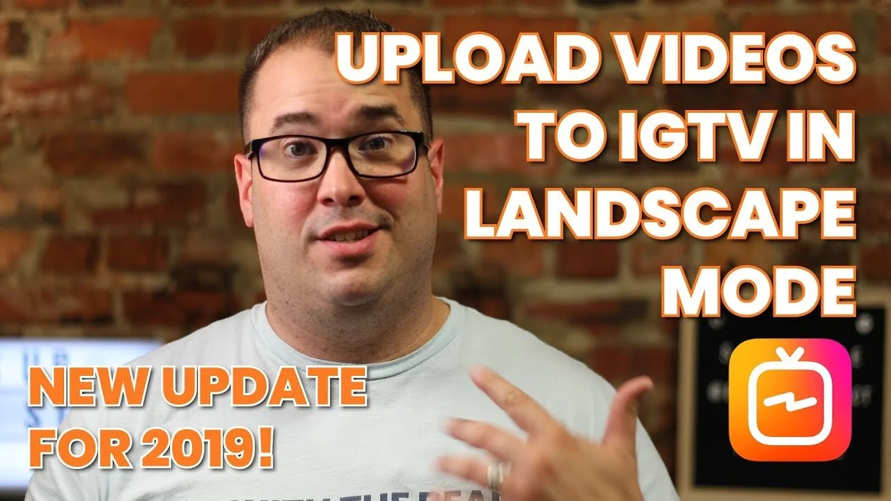 How To Upload IGTV Videos Widescreen Horizontal in 2019