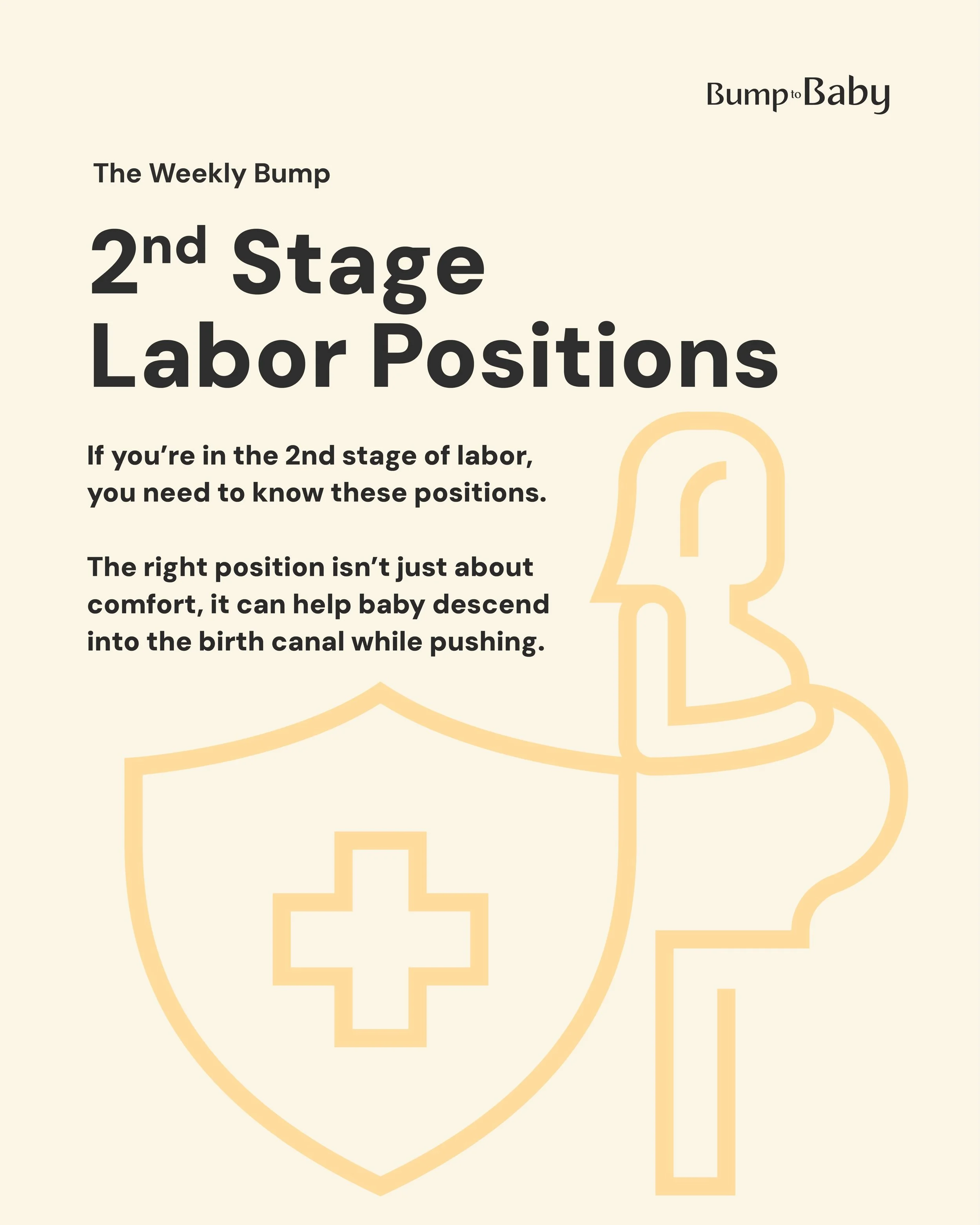 If you&rsquo;re in the 2nd stage of labor, you need to know these positions. The right position can help baby descend while pushing, not just keep you comfortable. Save this for your birth plan.

Which position are you planning to try?

#laborpositio
