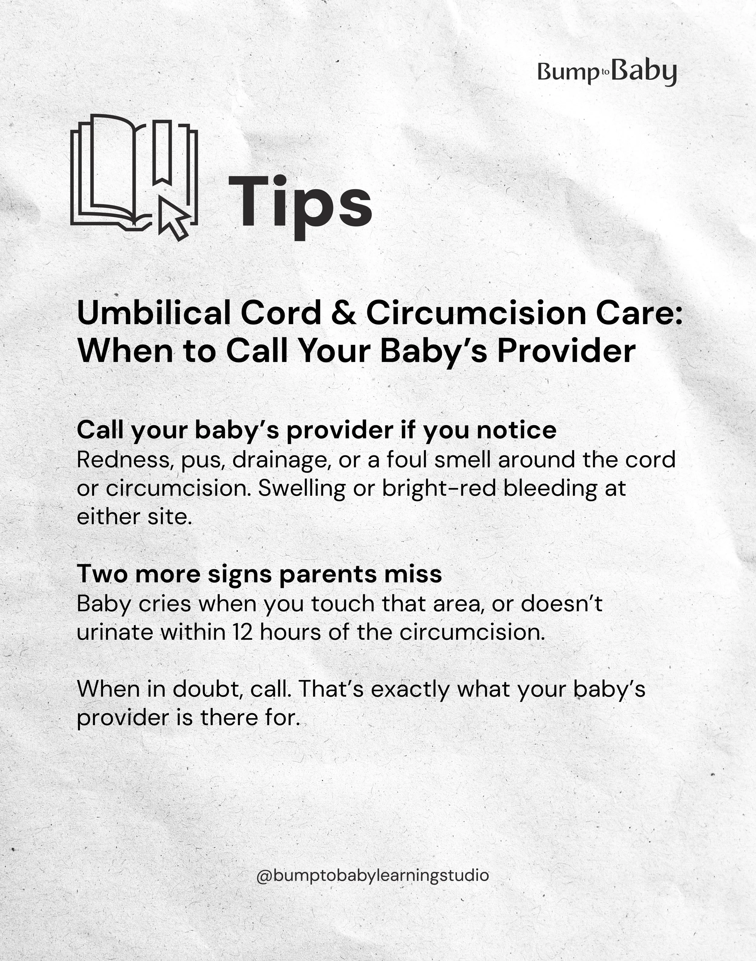 Healing looks a little strange at first, and most of the time it&rsquo;s completely normal. But a few signs mean it&rsquo;s time to call. 

Save this for those first two weeks home.
#postpartum #newborntips #babycare