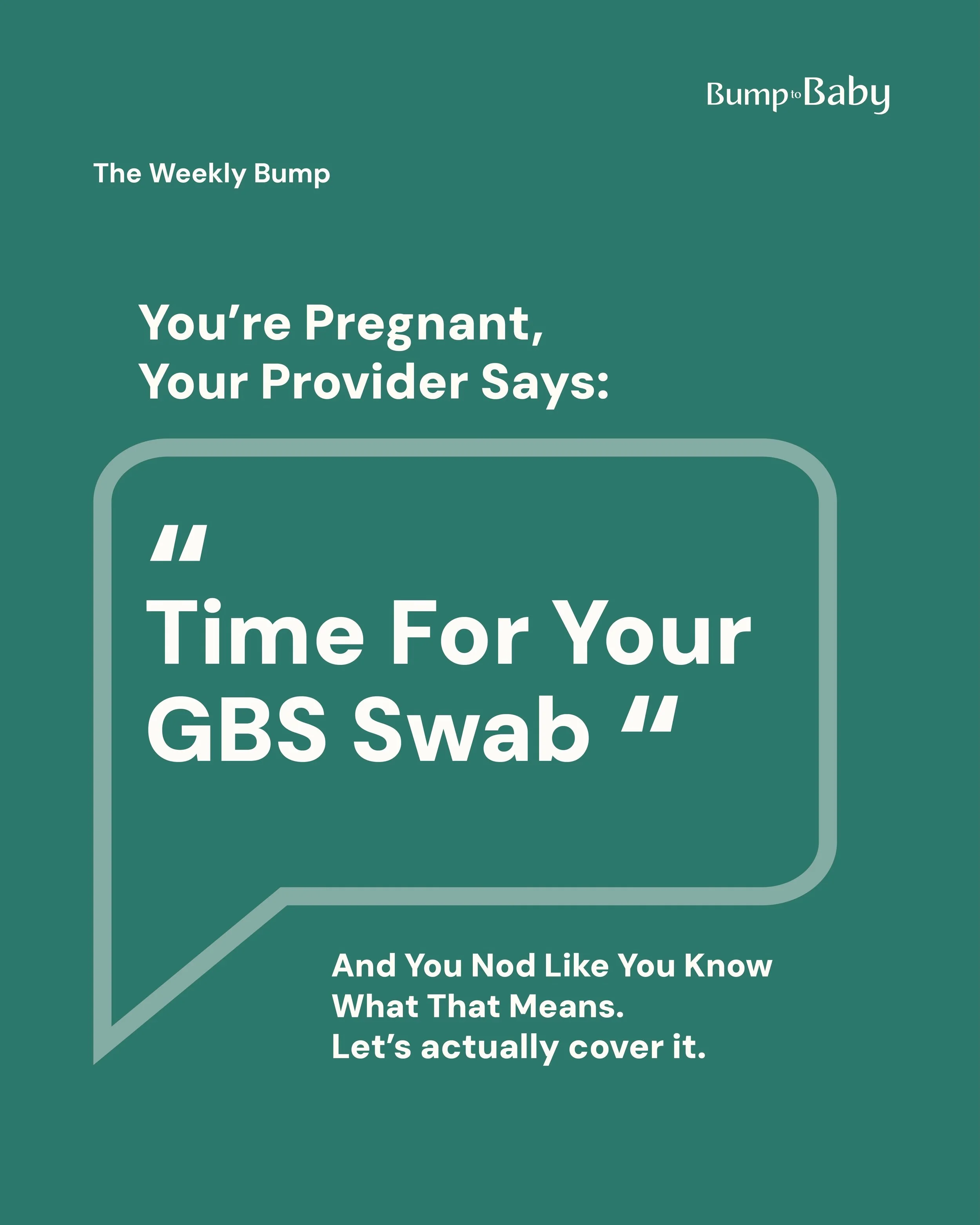 If your swab comes back GBS positive, here&rsquo;s exactly what happens next. Save this so you&rsquo;re not left guessing at 36 weeks. 

#babyontheway #firsttimemom #momtobe #pregnancy