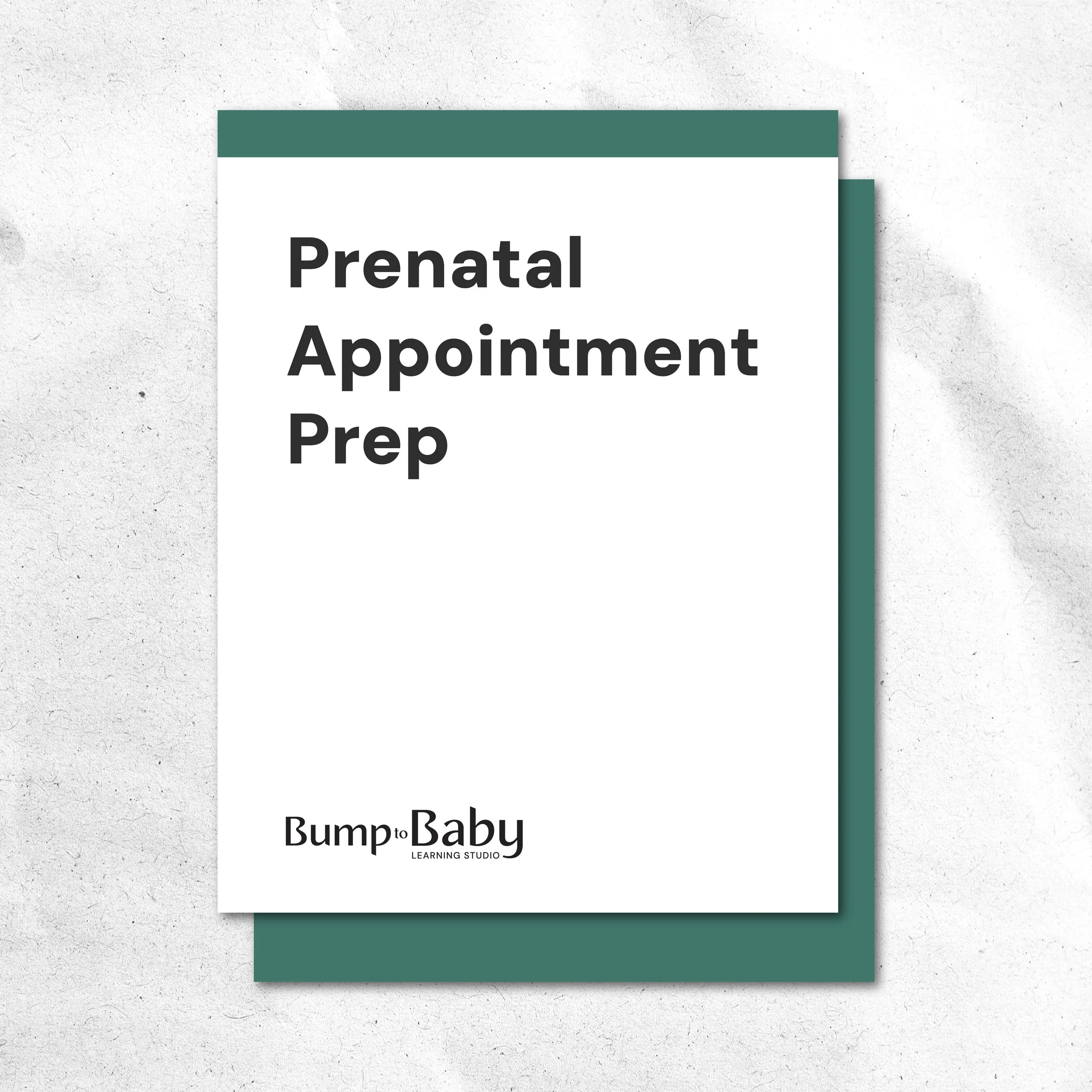 Prenatal Appointment Prep Guide