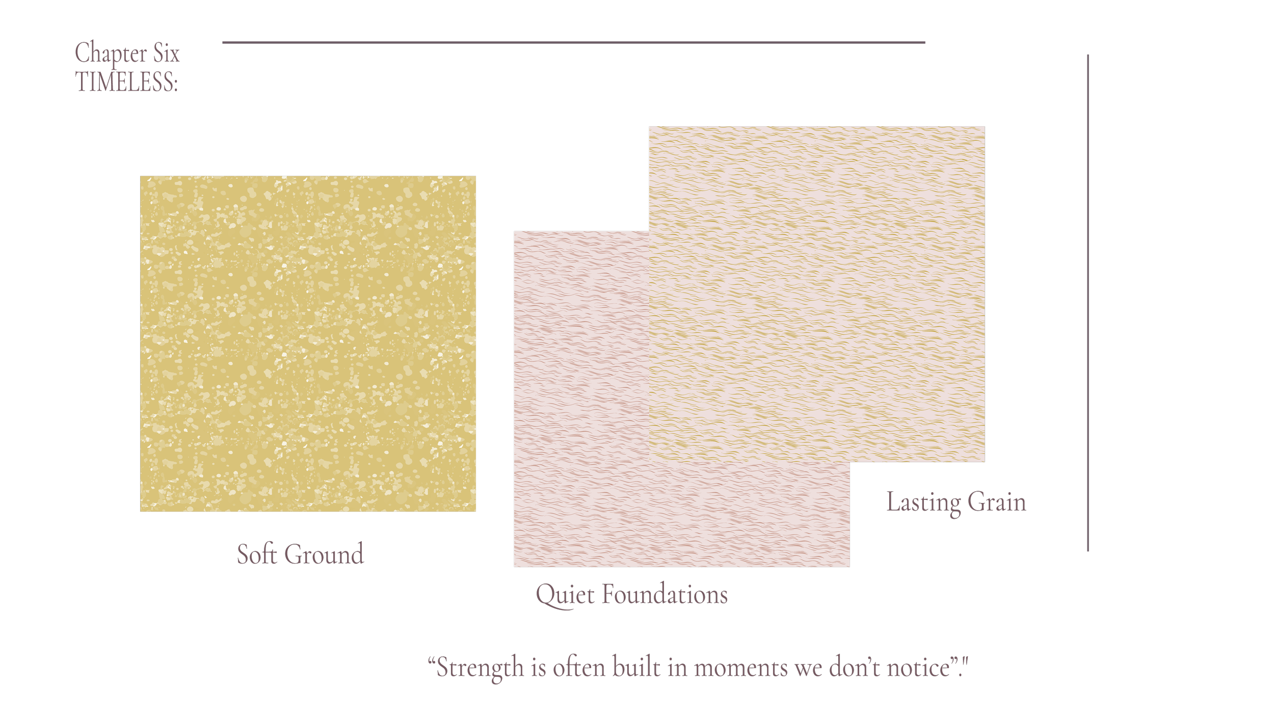 “Nature’s Margins panel seven — hand-drawn nature-inspired surface pattern by Driftzen Studio, original botanical illustration for art licensing and lifestyle product design”
