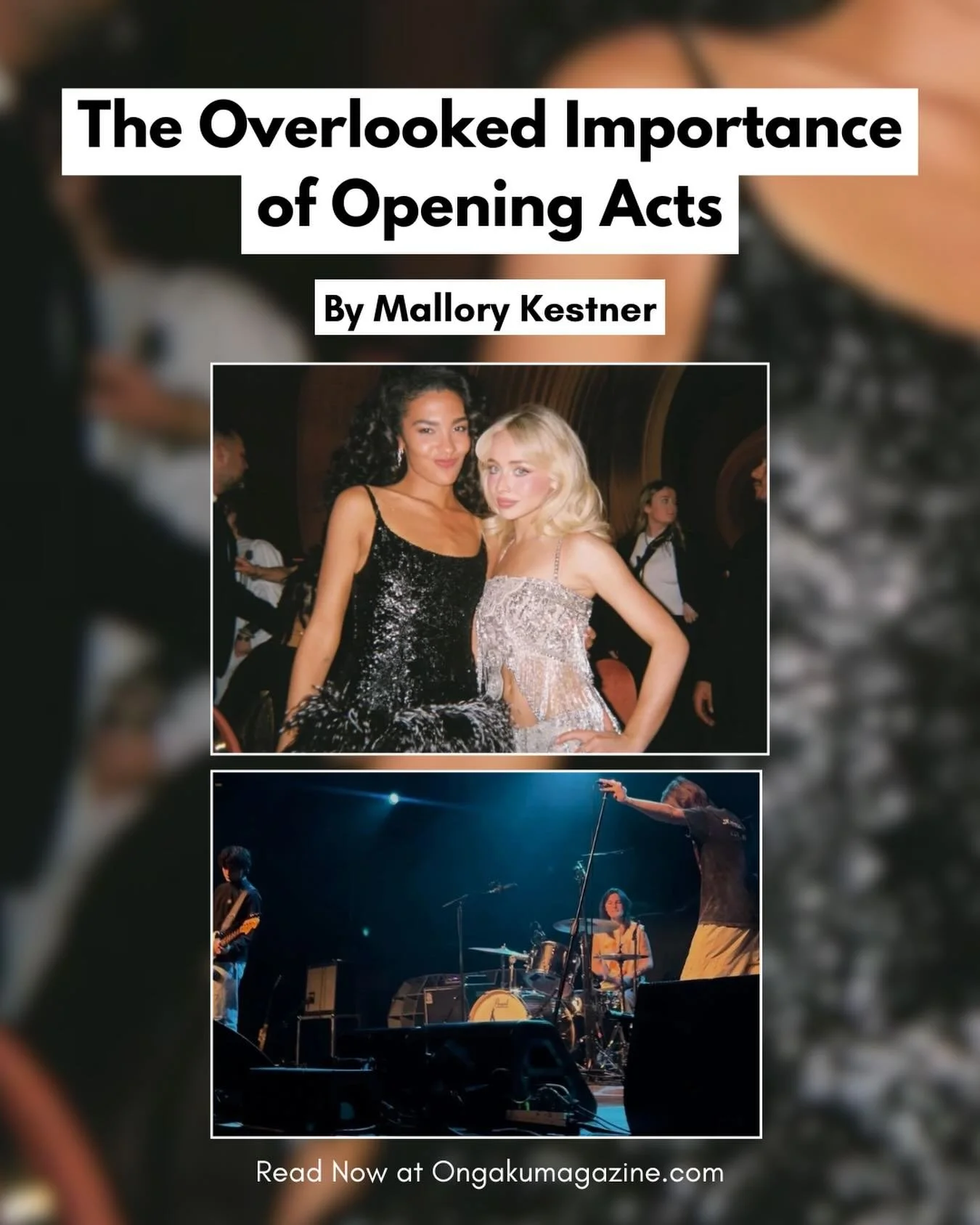 Ongaku Magazine is expanding its team and so are its articles! From our newest writer, Mallory, comes her first piece! Read from bio in link and continue supporting #musicjournalism