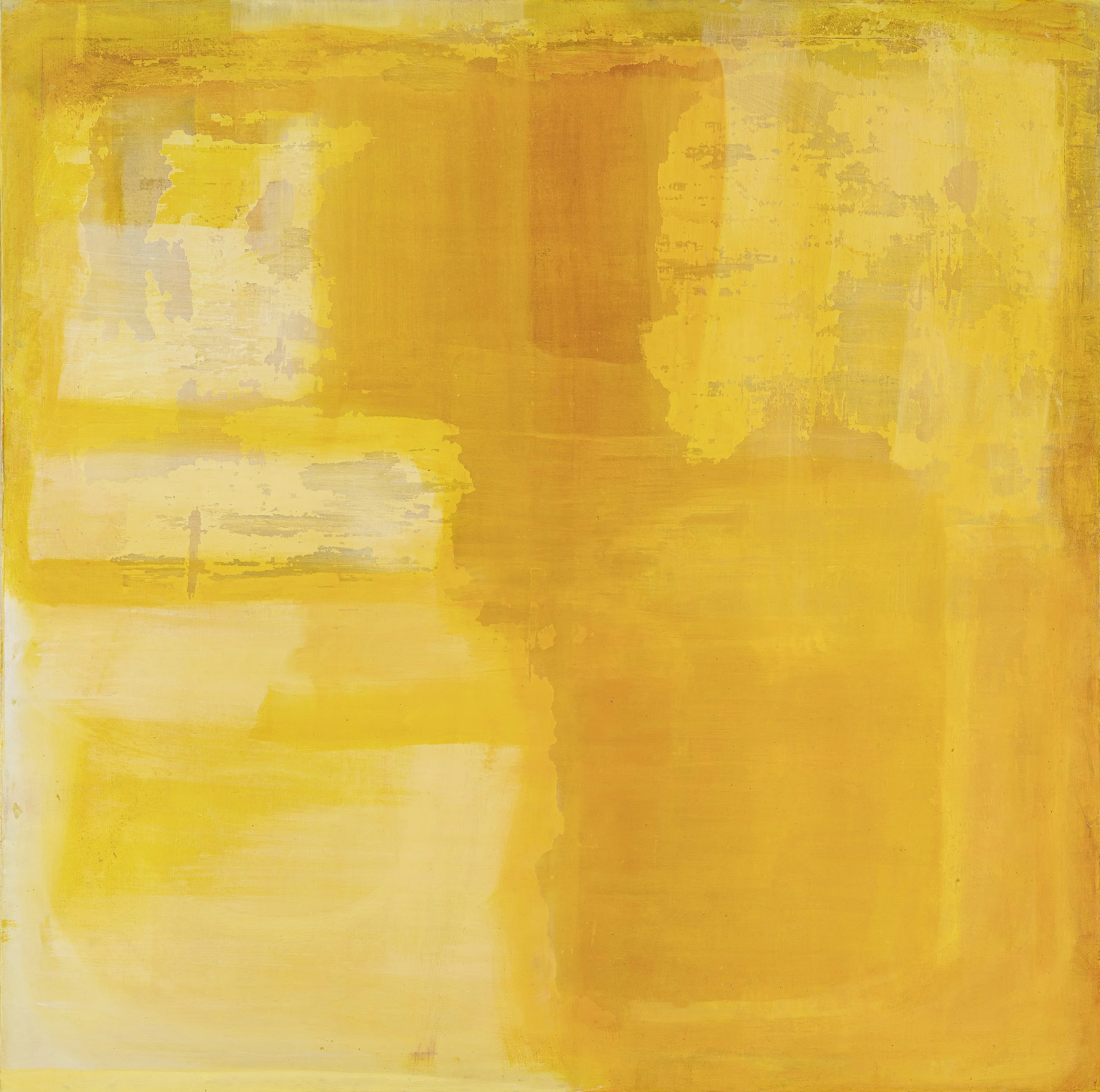 GELB UN ORANGE, 2023 – 
Pigments, oil, and lime on linen, cm 200x200