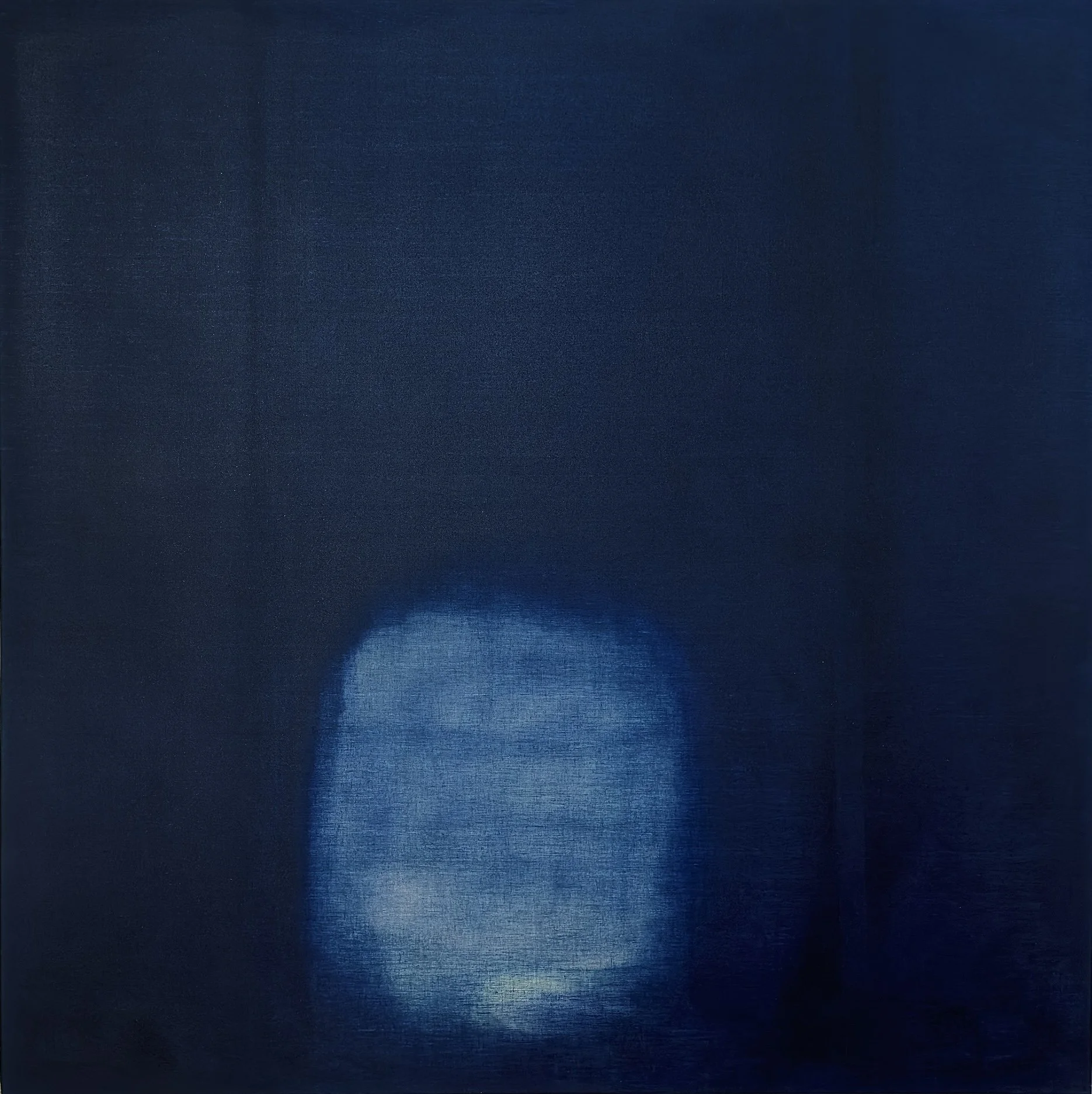 BOCCA BLU, 2023 - Oil on linen, cm 200x200
