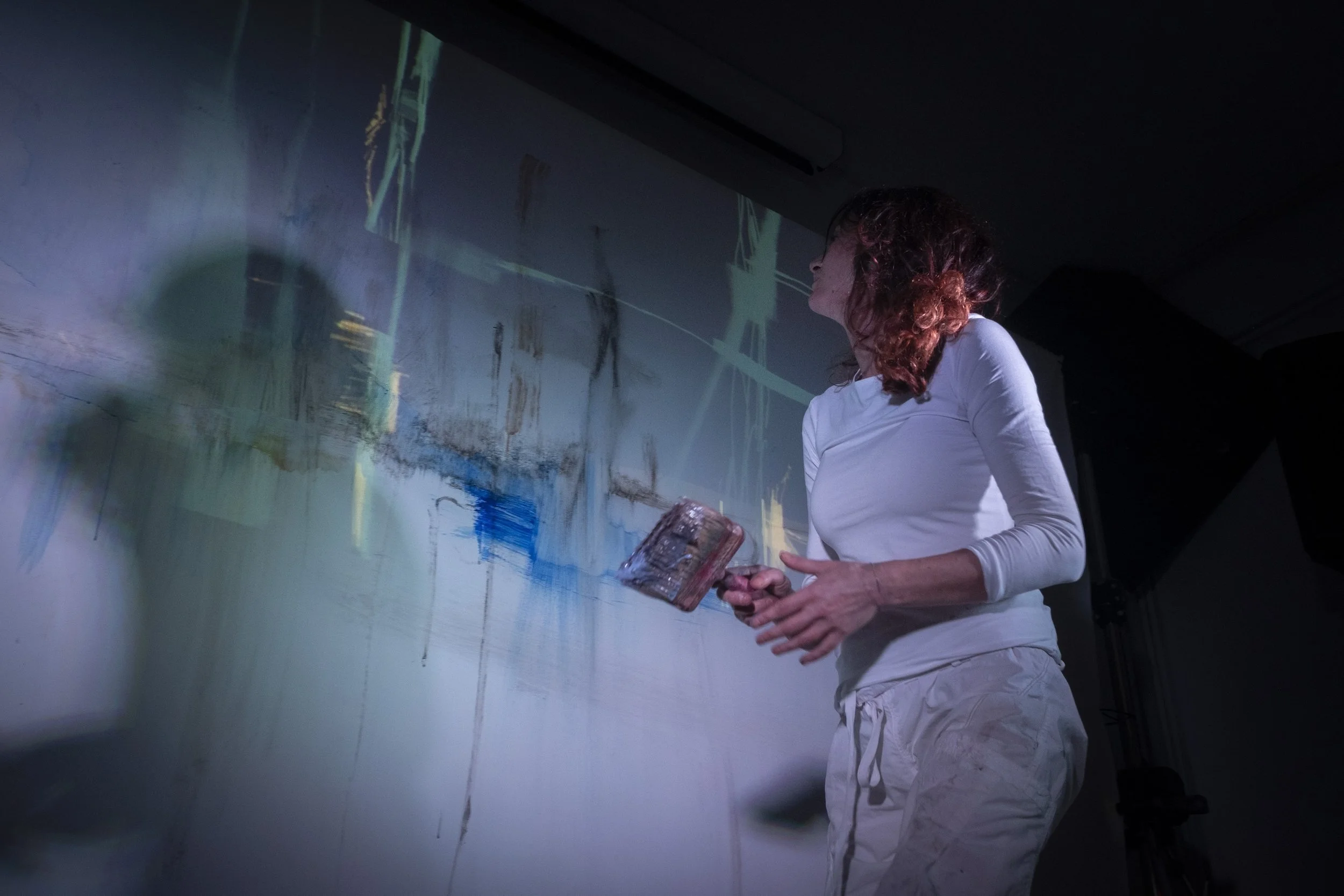 Performance, 2019 – Galleria d'Arte Contemporanea regionale Luigi Spazzapan, Gradisca d'Isionzo, IT.  –  Ph. Francesco Comello