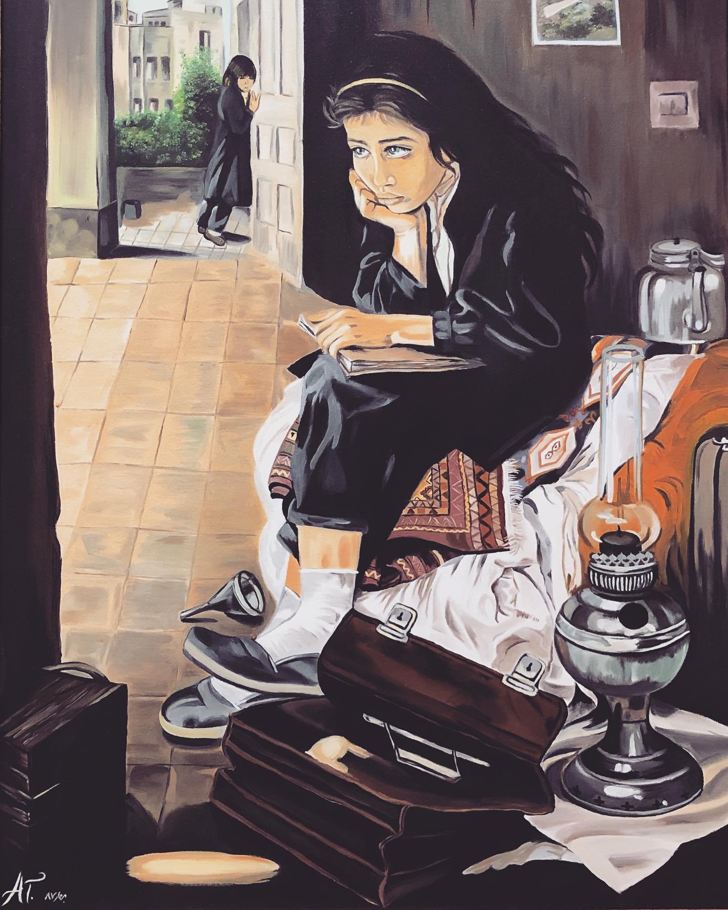 Moving, 2008, Oil paint on canvas