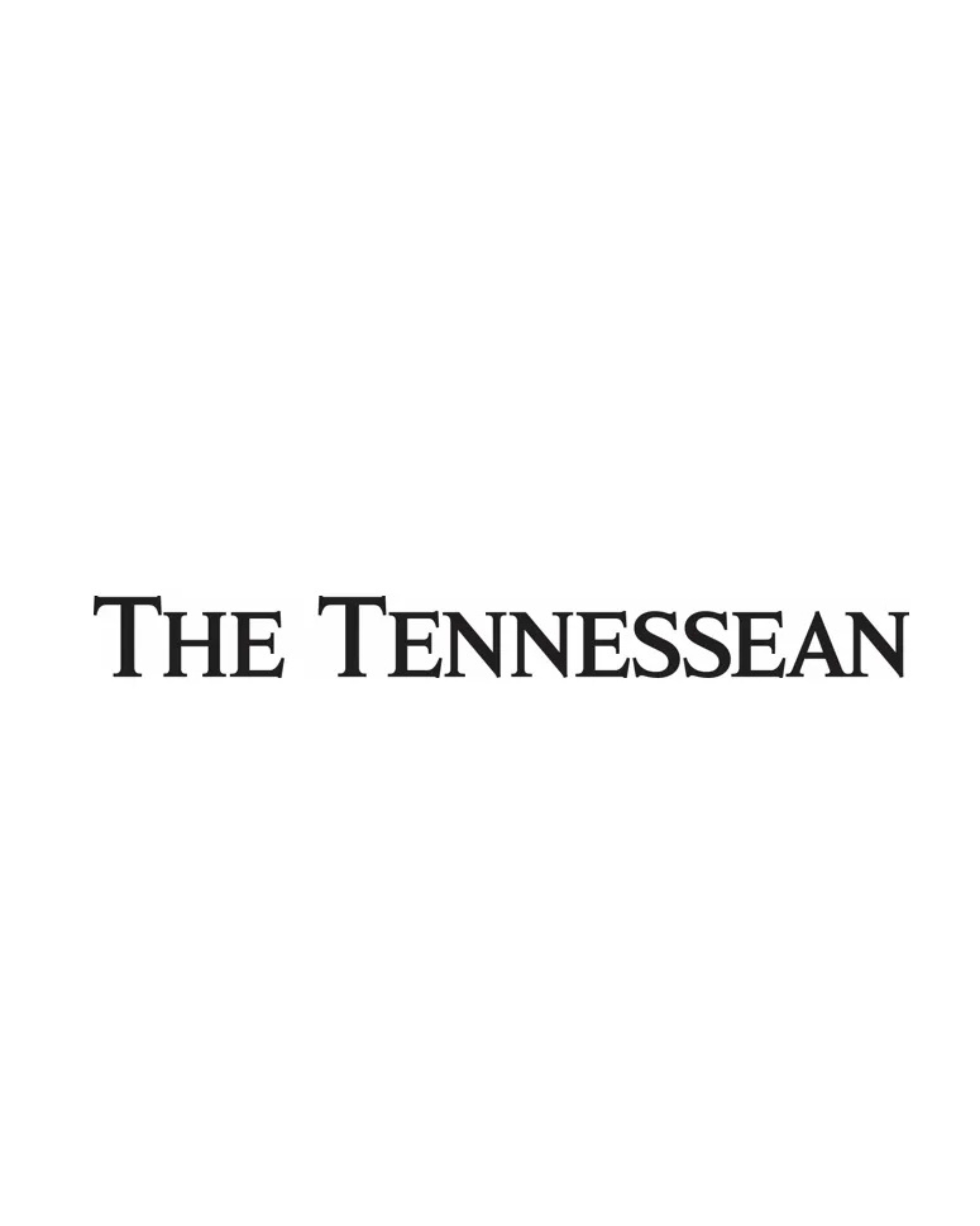 Cover of The Tennessean newspaper with black text.