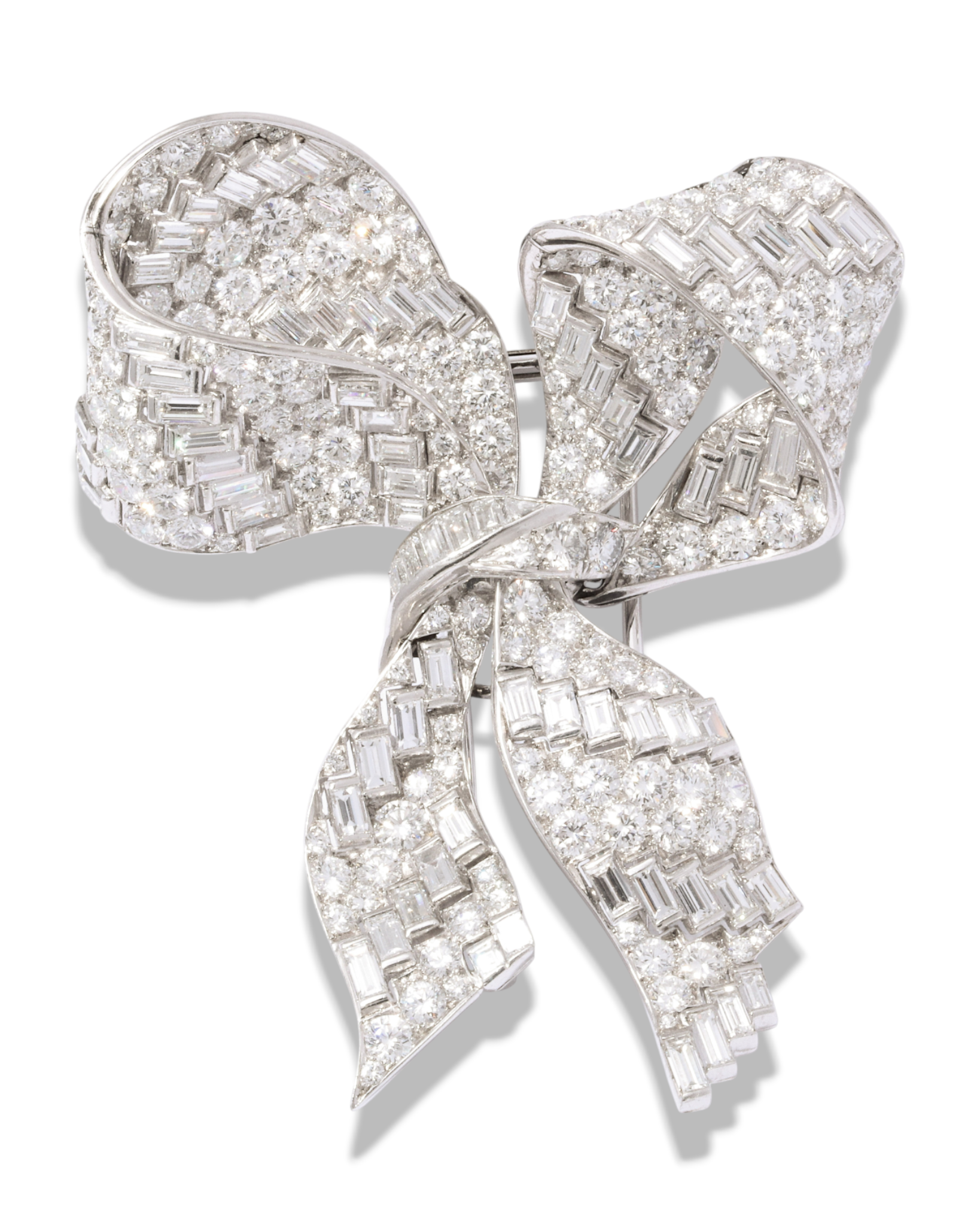 Bulgari Diamond Bow Brooch