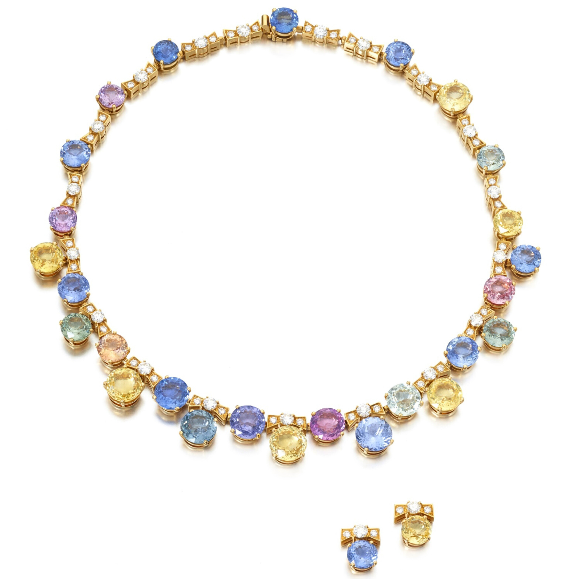 Bulgari 18KYG & Sapphire Suite