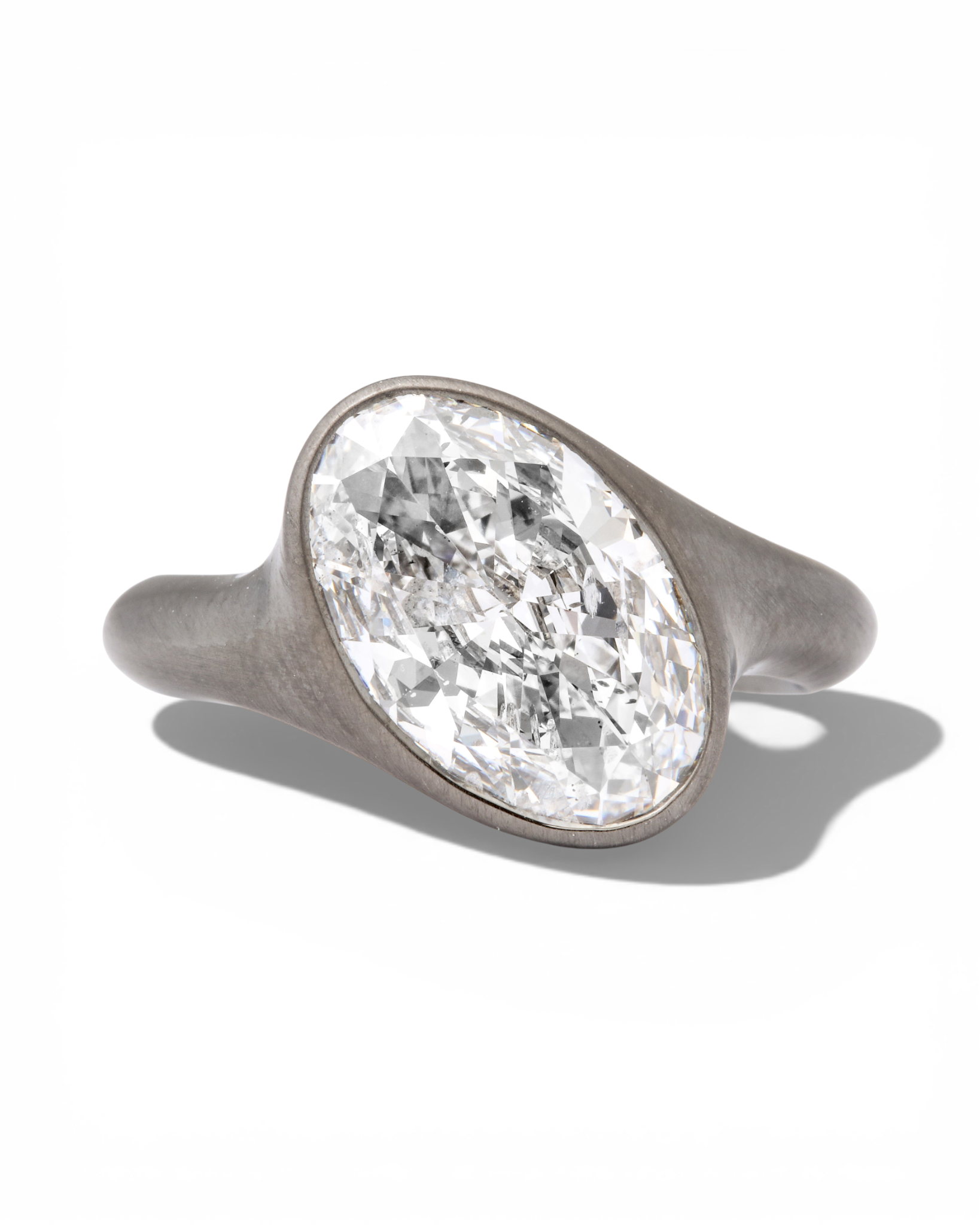 Custom 3.06ct Oval Diamond Ring